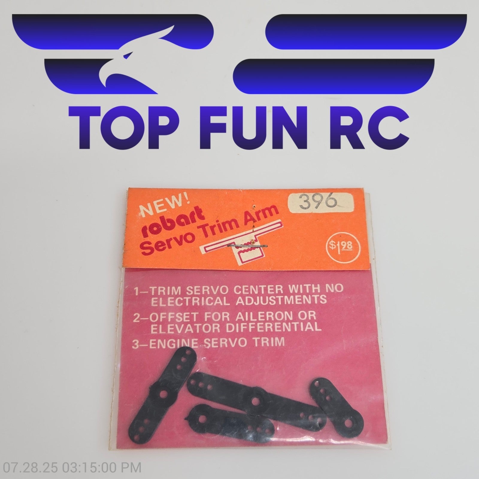 Robart #396 Servo Trim Arm