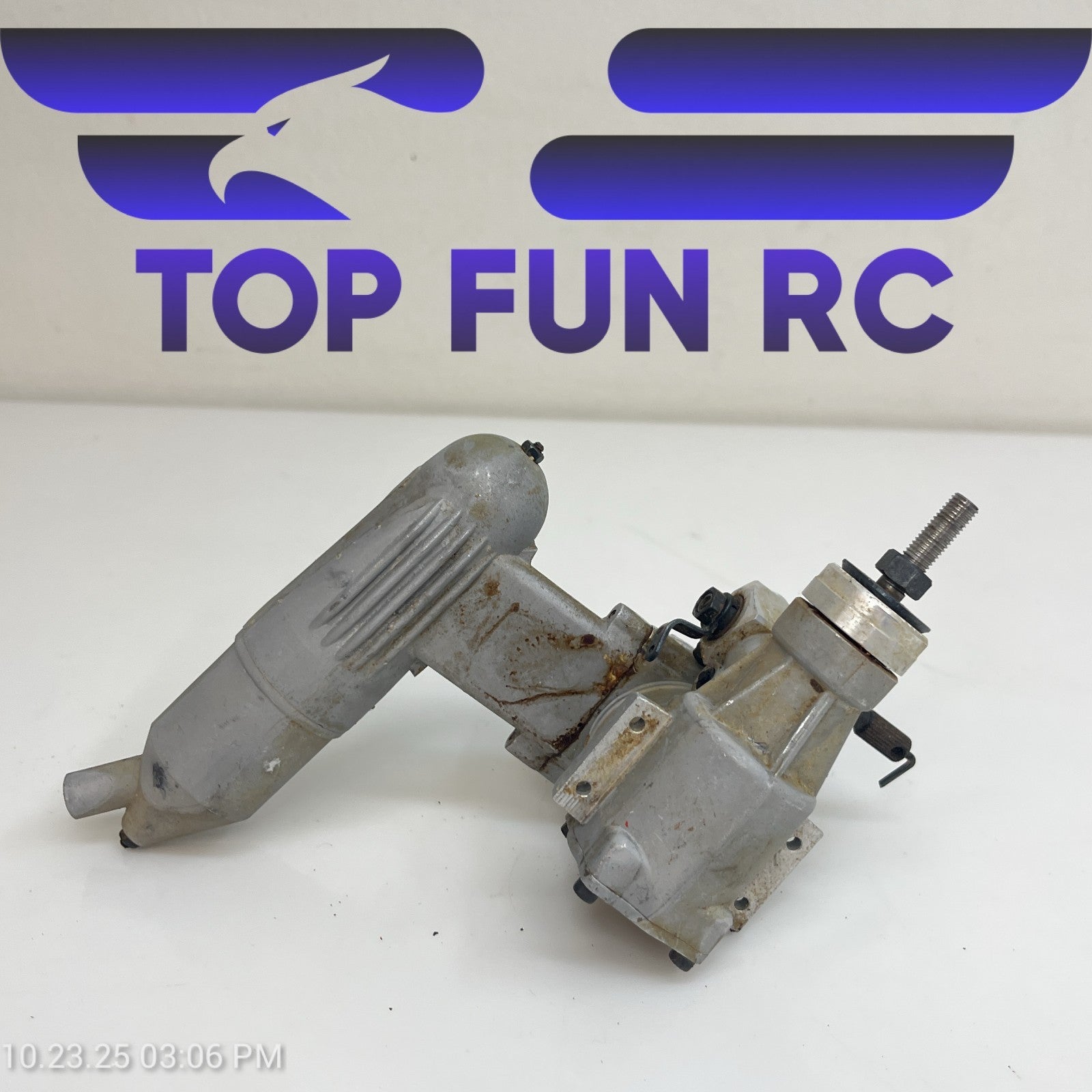 MDS 40 2-Stroke Nitro Airplane Engine w/ Muffler FOR PARTS!