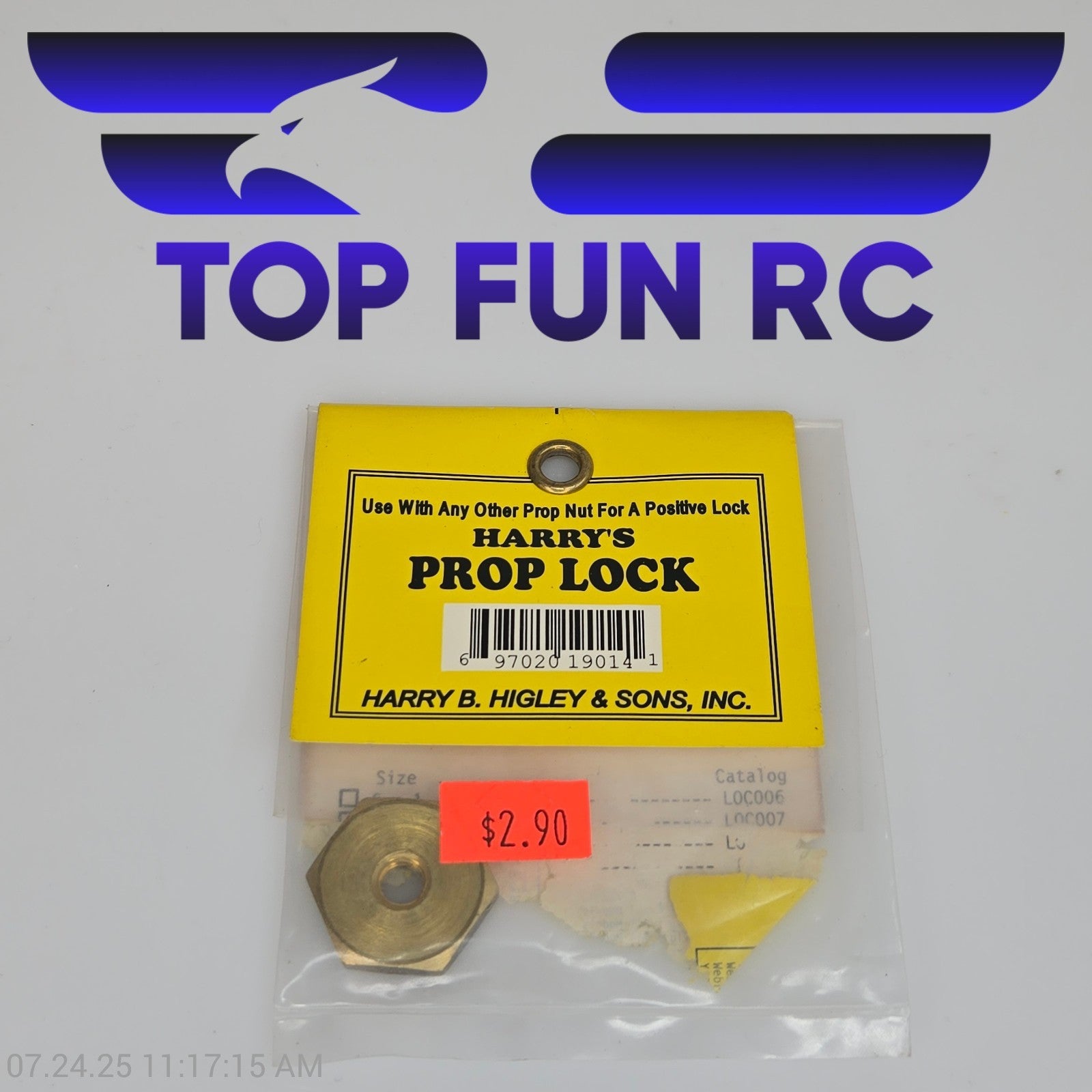 Harry's Prop Lock LOC014 1/4" x 28