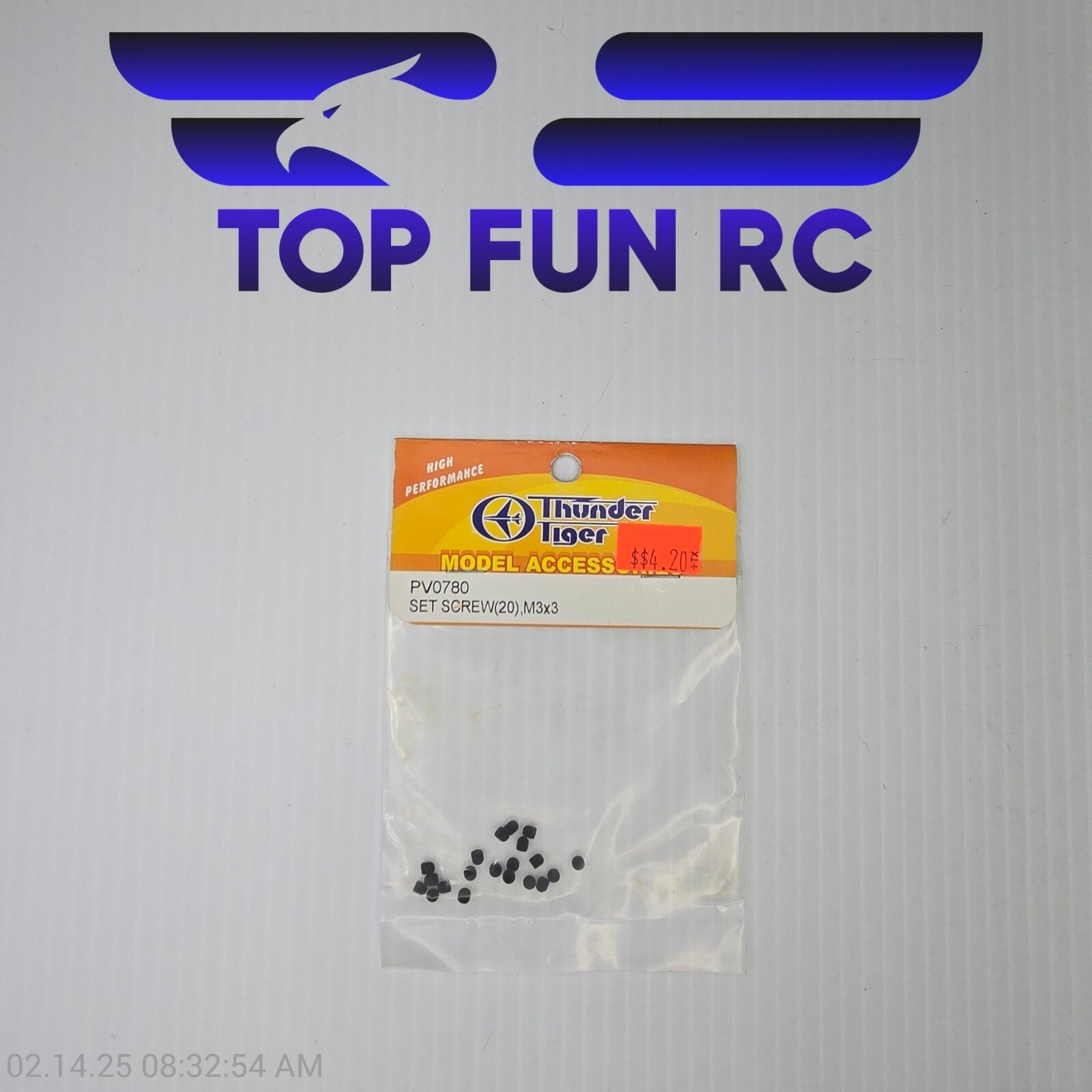 Thunder Tiger PV0780 Set Screw (20) m3x3