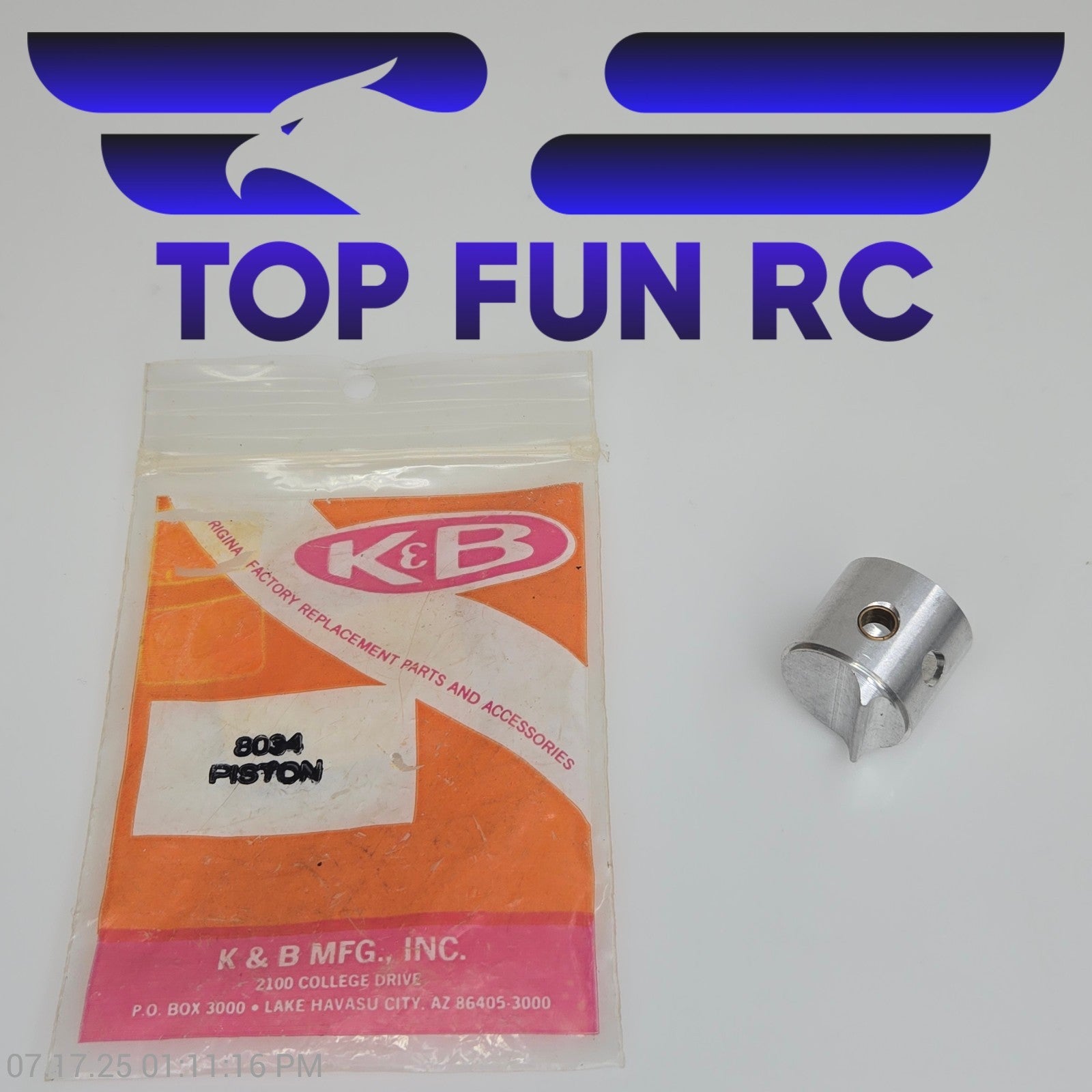 K&B 8034 Engine Piston For Domas Marine Outboard Rare!