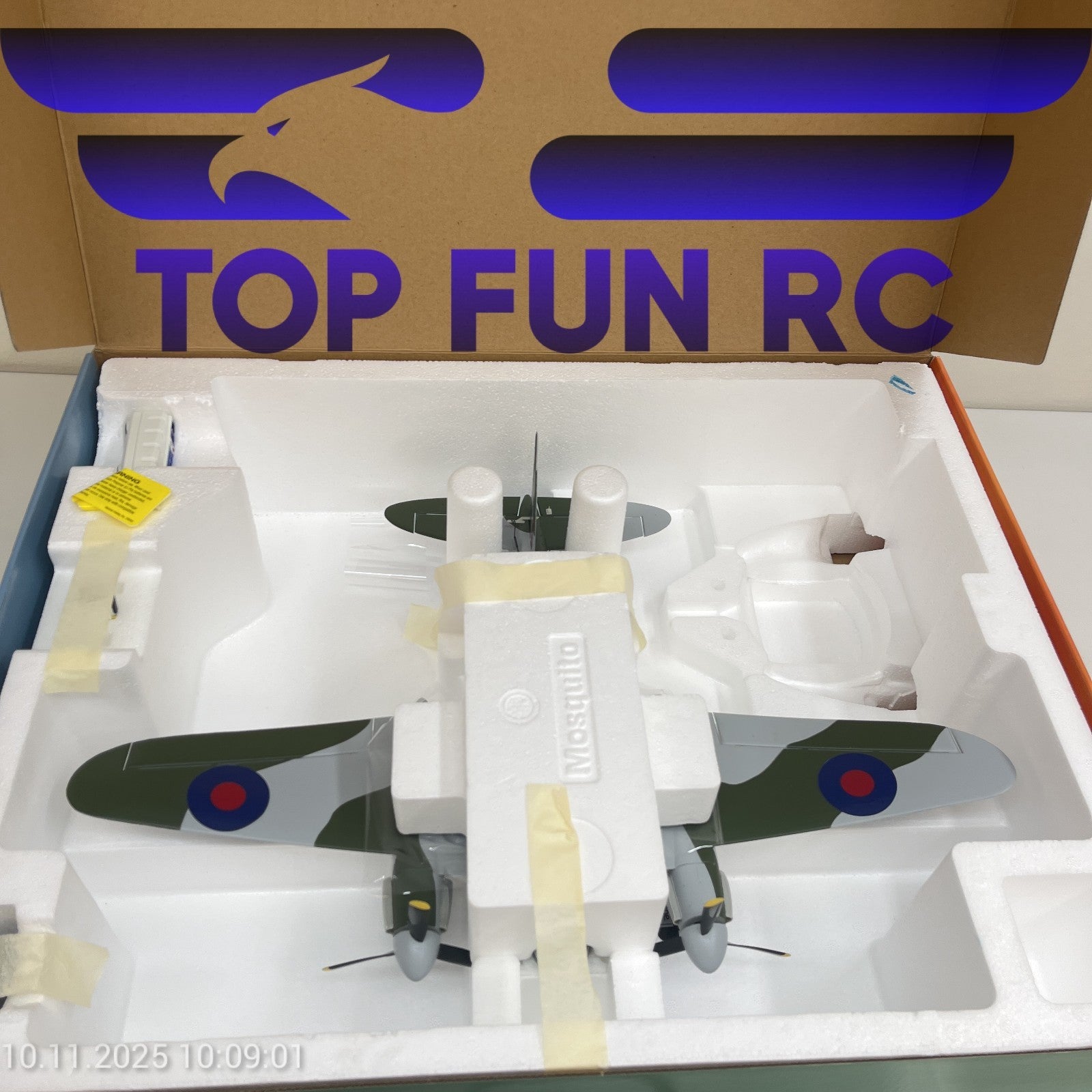 PARKZONE MOSQUITO MK VI BNF ULTRA MICRO SERIES AIRPLANE KIT