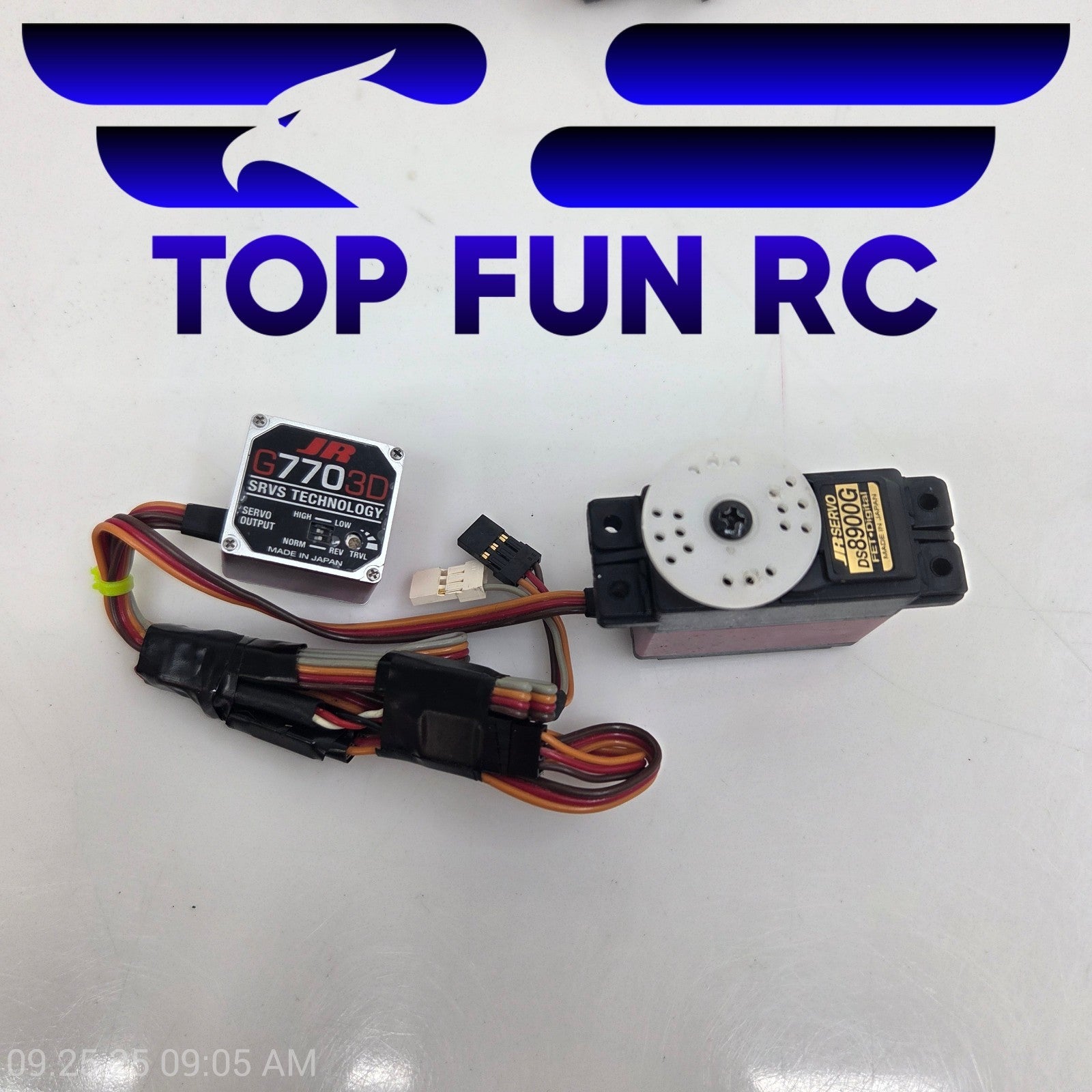 JR G7703D SRVS Technology w/ JR DS8900G Ultra Speed Digital Gyro Servo 4.8V