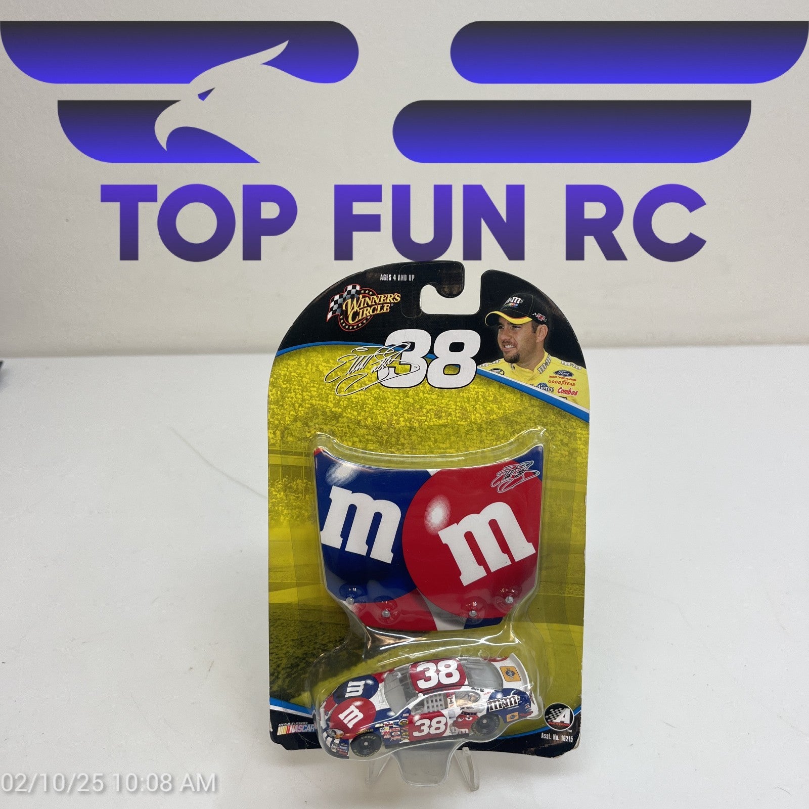 Winners Circle Elliott Sadler #38 M&M's Diecast