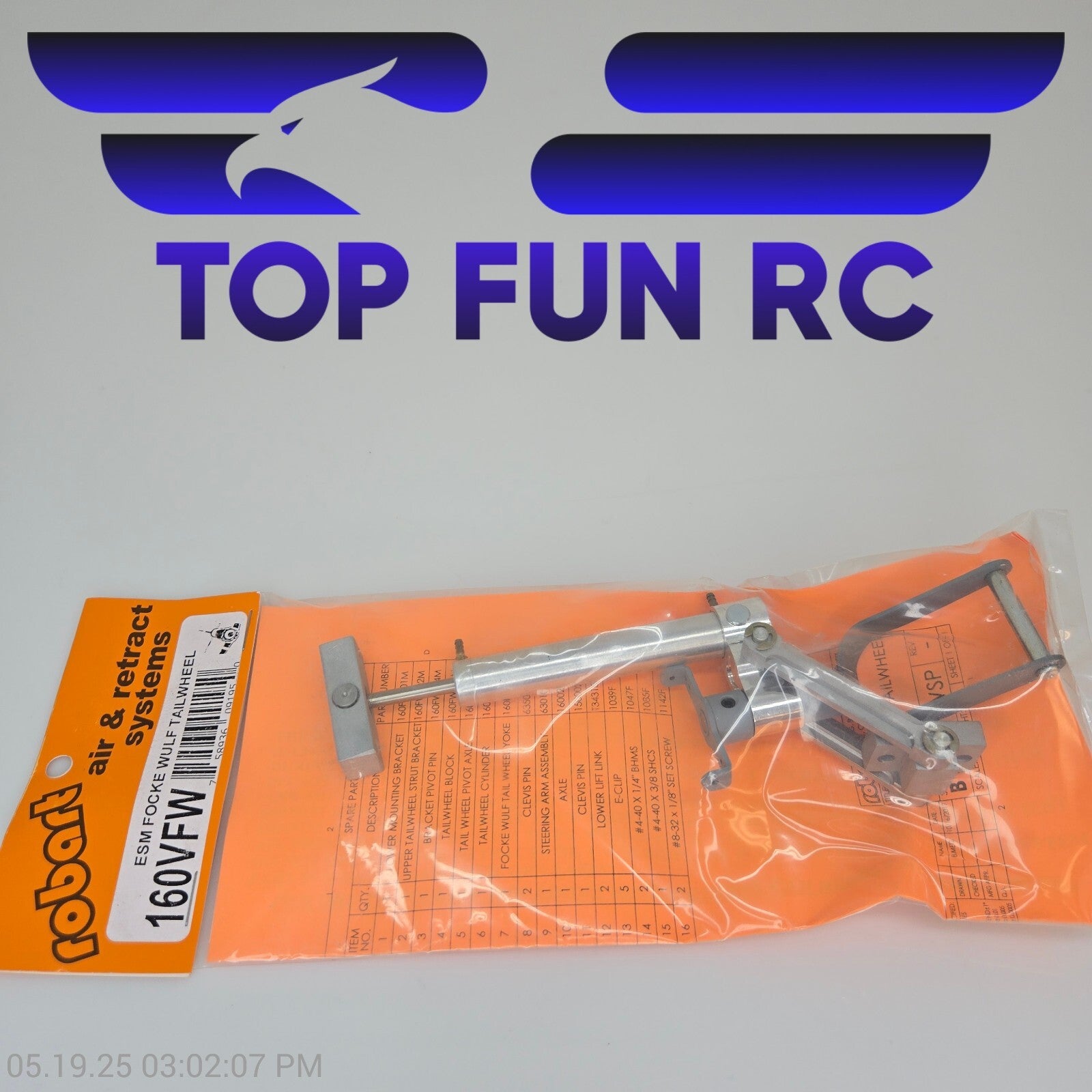 Robart RC 160VFW ESM Focke Wulf Tailwheel