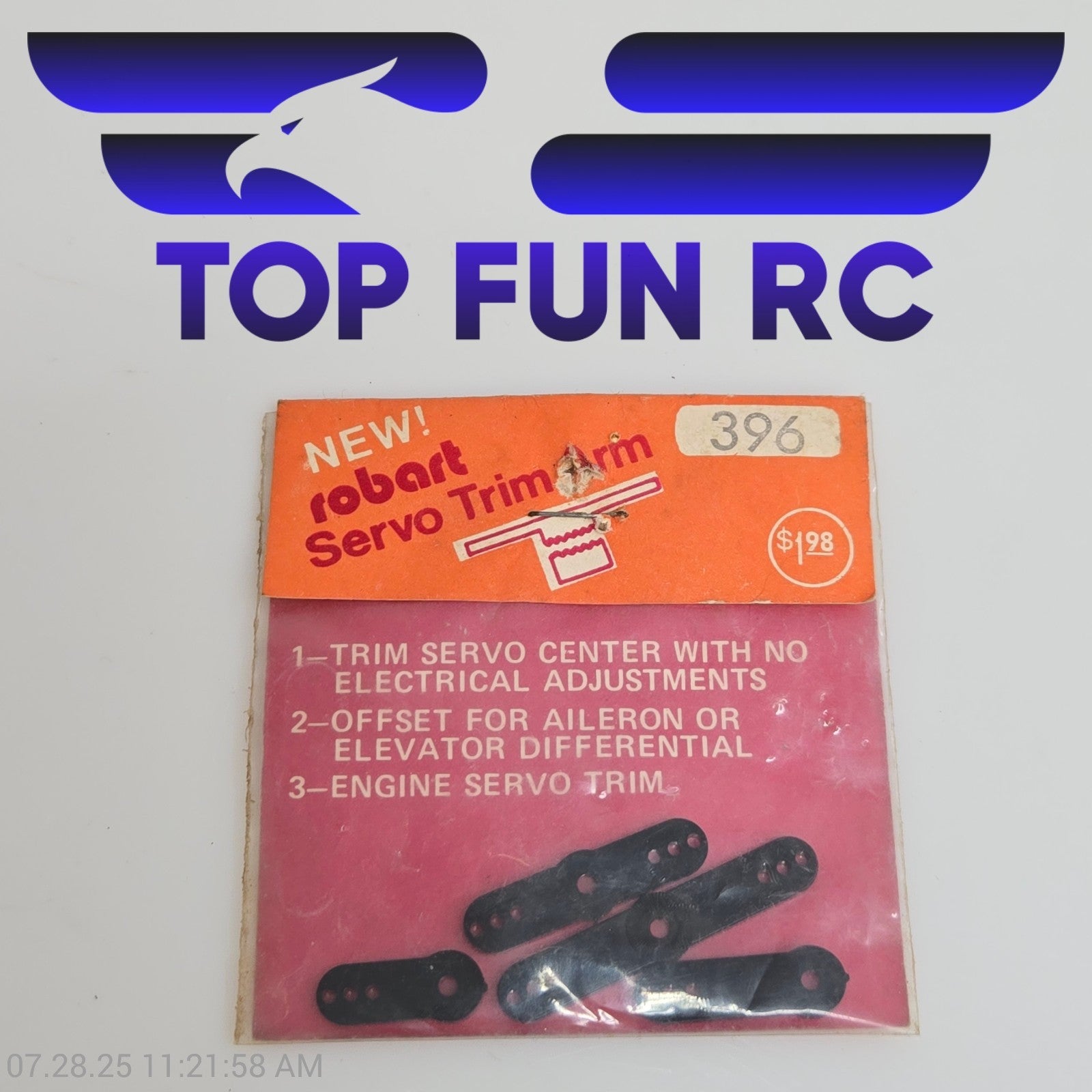 Robart #396 Servo Trim Arm