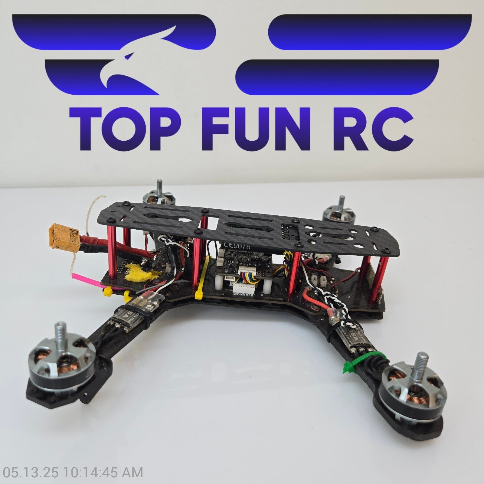 Veerobot Racing RC Quadcopter Frame w/ Motors & ESC's, 250mm Carbon Fiber