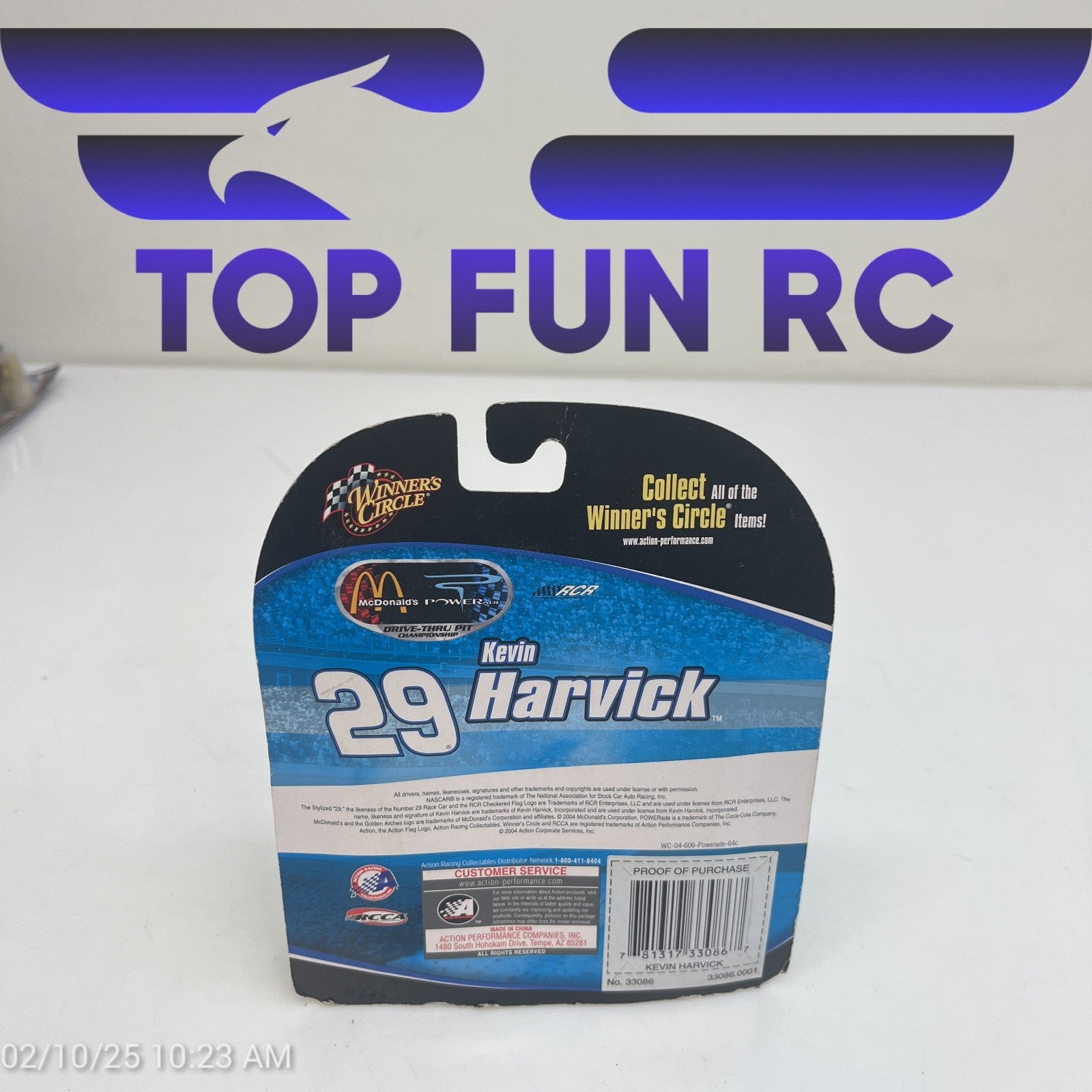 Winners Circle Kevin Harvick #29 Powerade Diecast