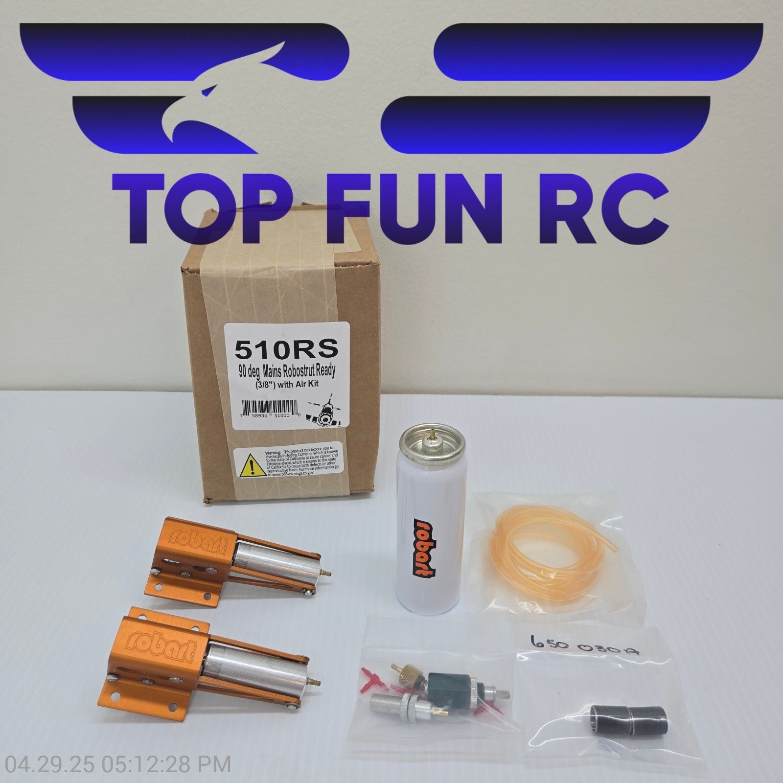 Robart RC 510RS 90 Degree Mains Robostrut Ready 3/8 Inch w/ Air Kit