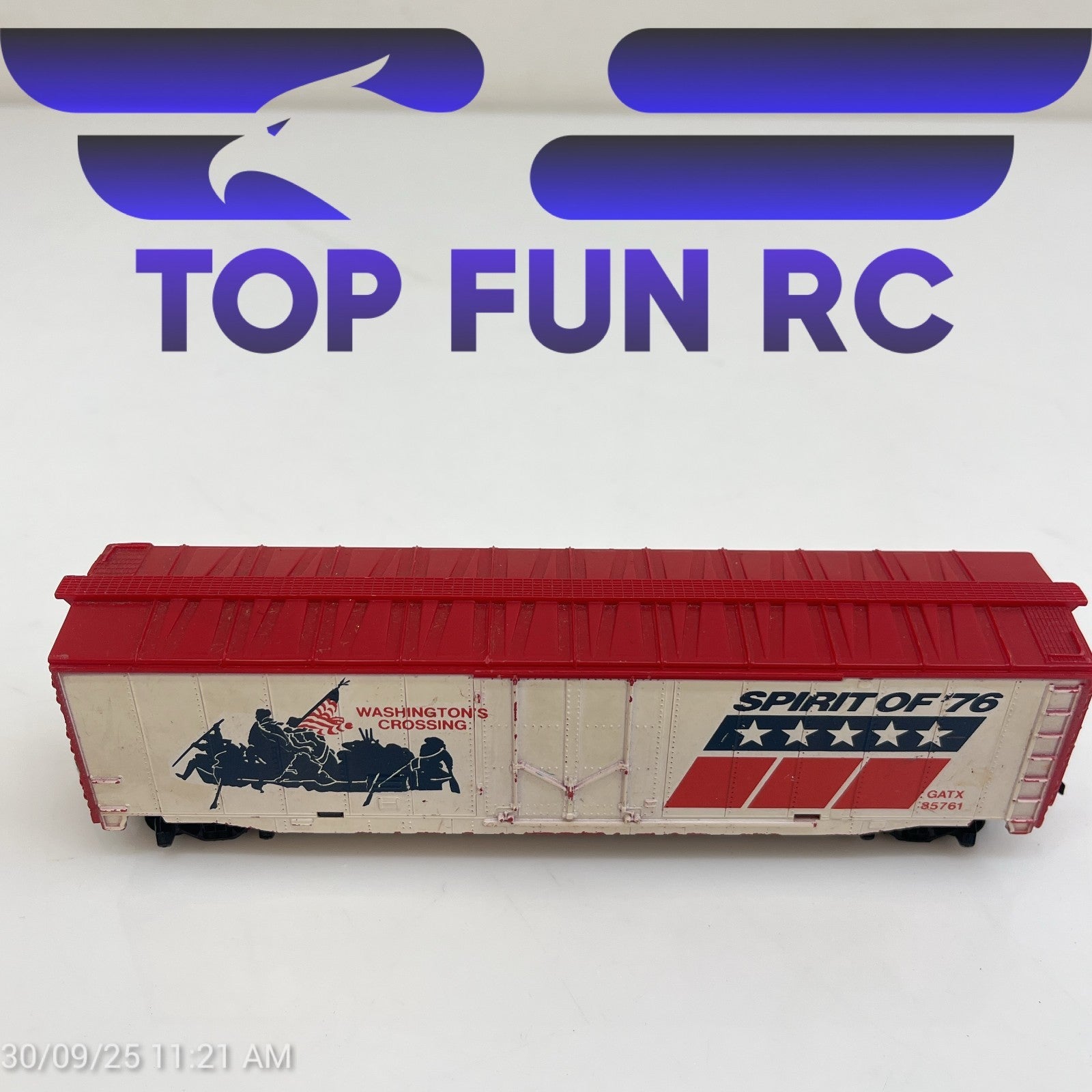 Tyco HO-Gauge Spirit of 76' Washington's Crossing Box Car