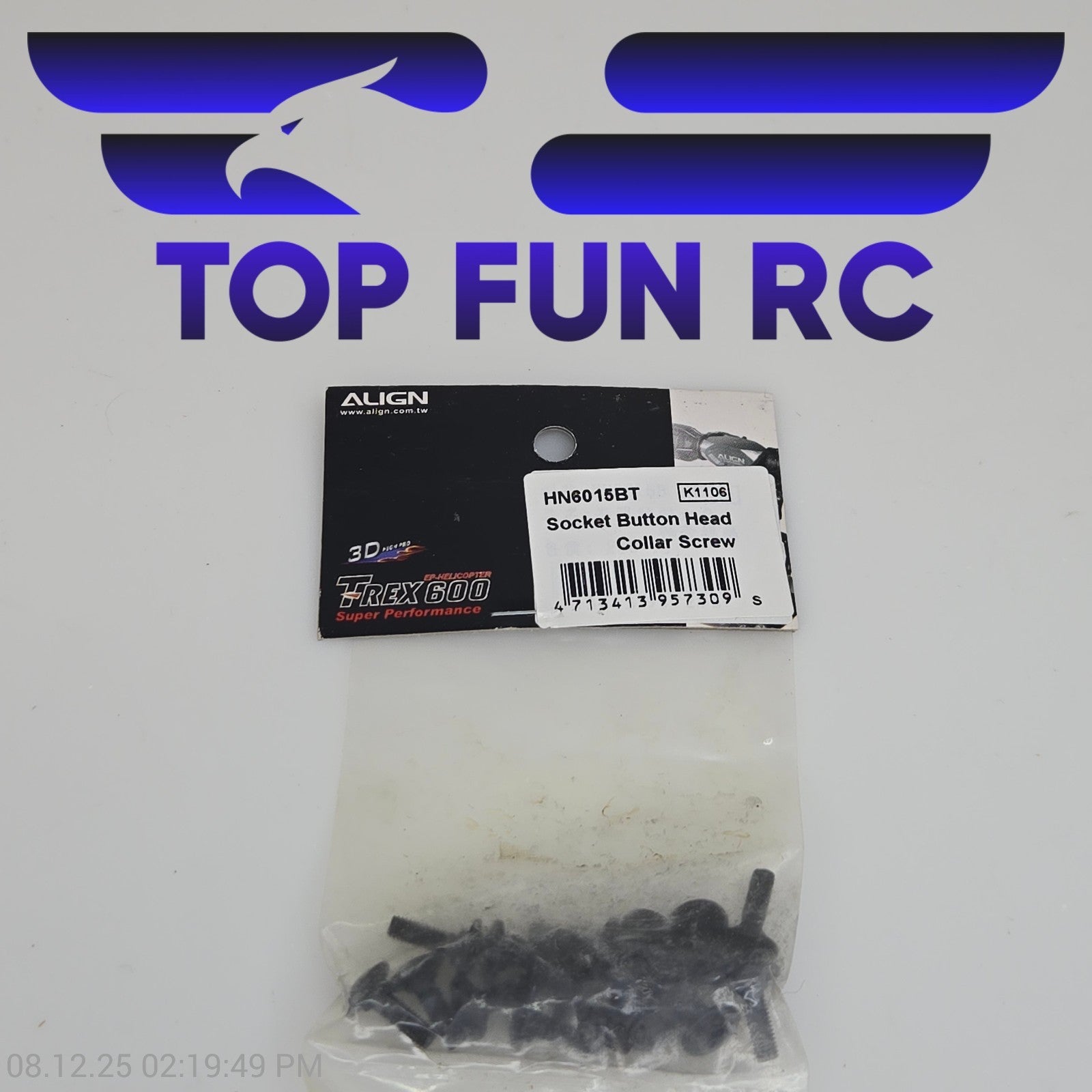 Align HN6015BT Socket Button Head Collar Screw For TREX 600 Helicopter