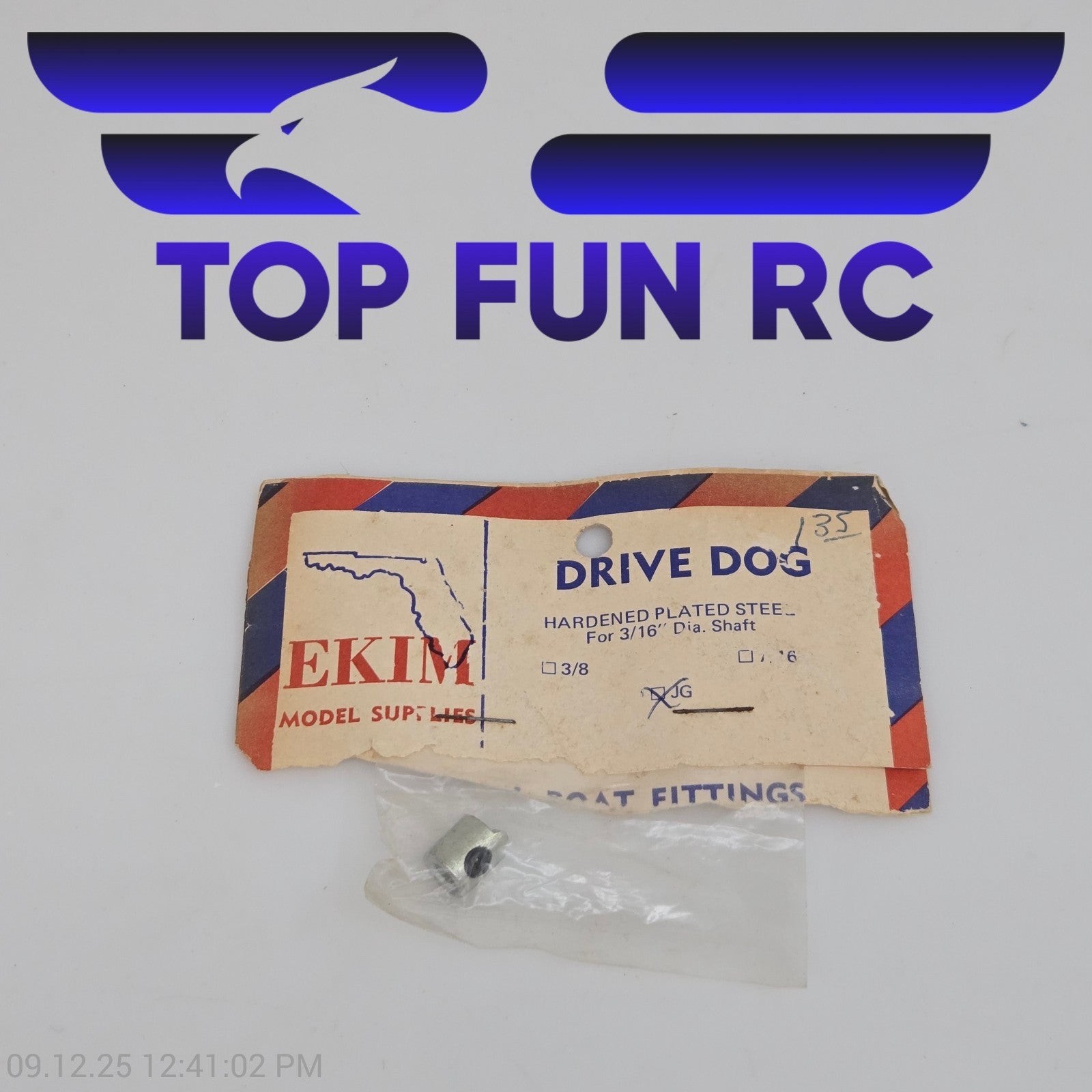 Ekim Model Supplies Hardened Plated Steel JG Model Drive Dog