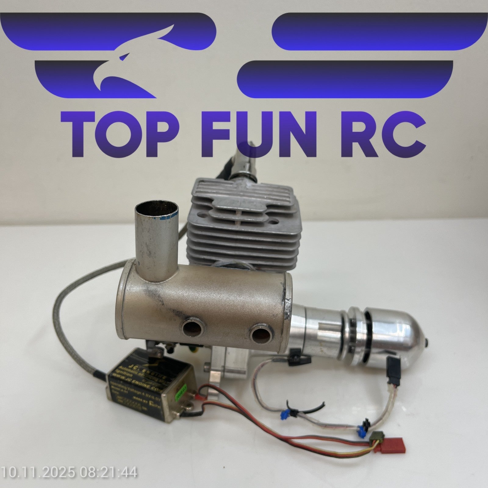 JC 60cc GAS 2-STROKE ENGINE W/ ELECTRONIC IGINITION & MUFFLER FOR RC AIRPLANES