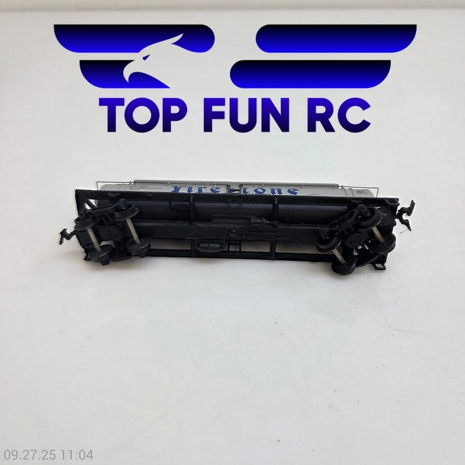 Bachmann HO Scale Firestone Rubber Latex Triple-Domed Tanker Car