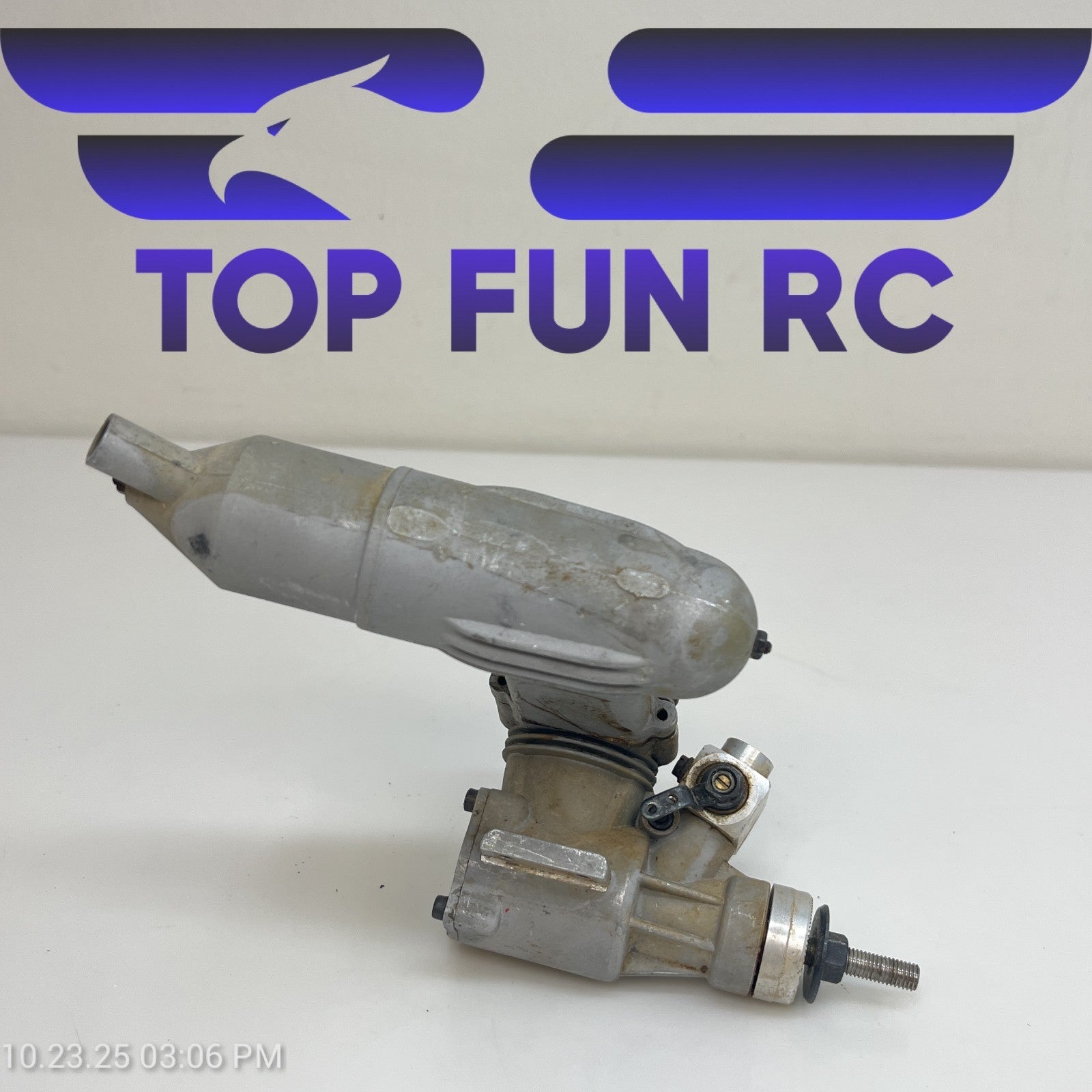 MDS 40 2-Stroke Nitro Airplane Engine w/ Muffler FOR PARTS!