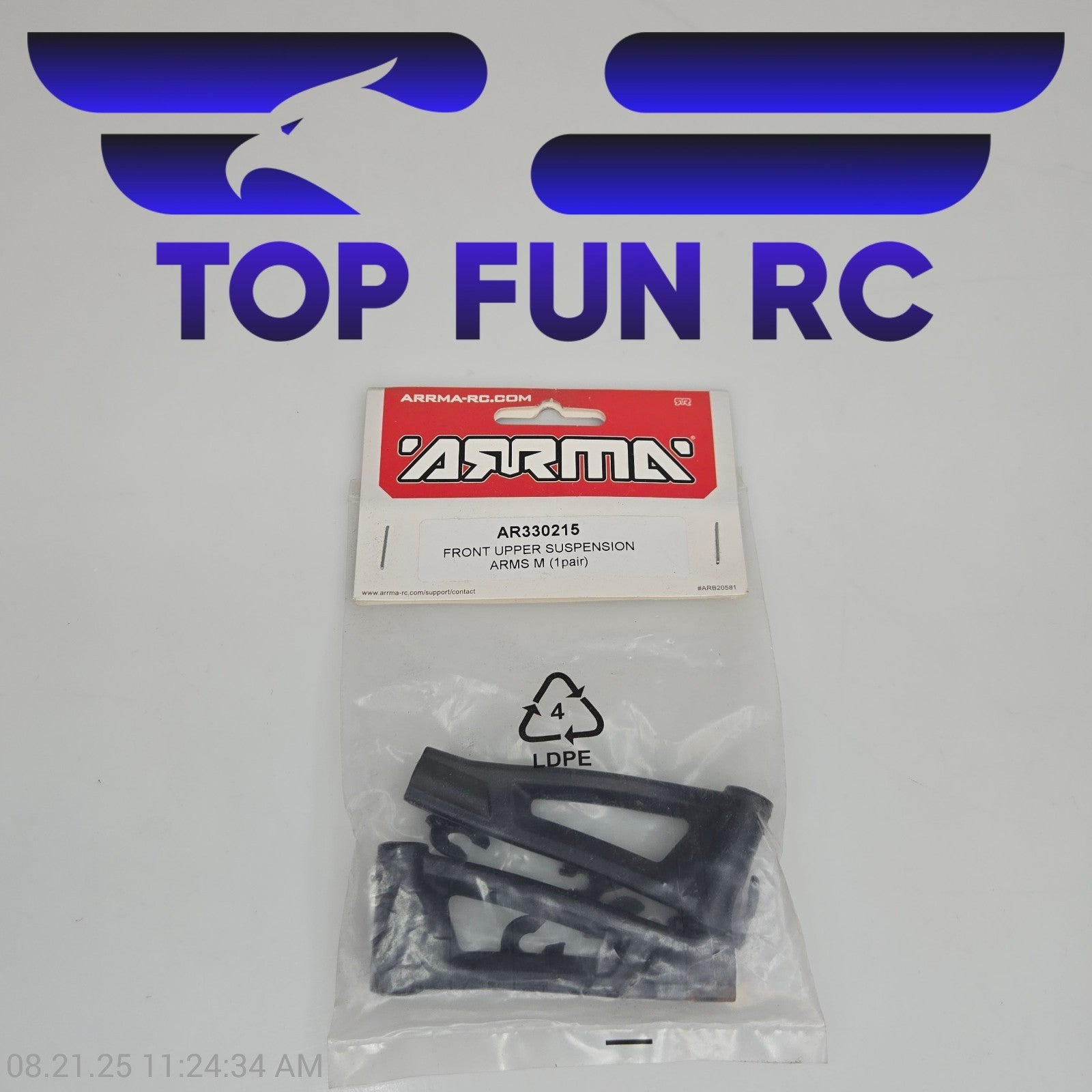 Arrma AR330215 Front Upper Suspension Arms M (1 Pair)
