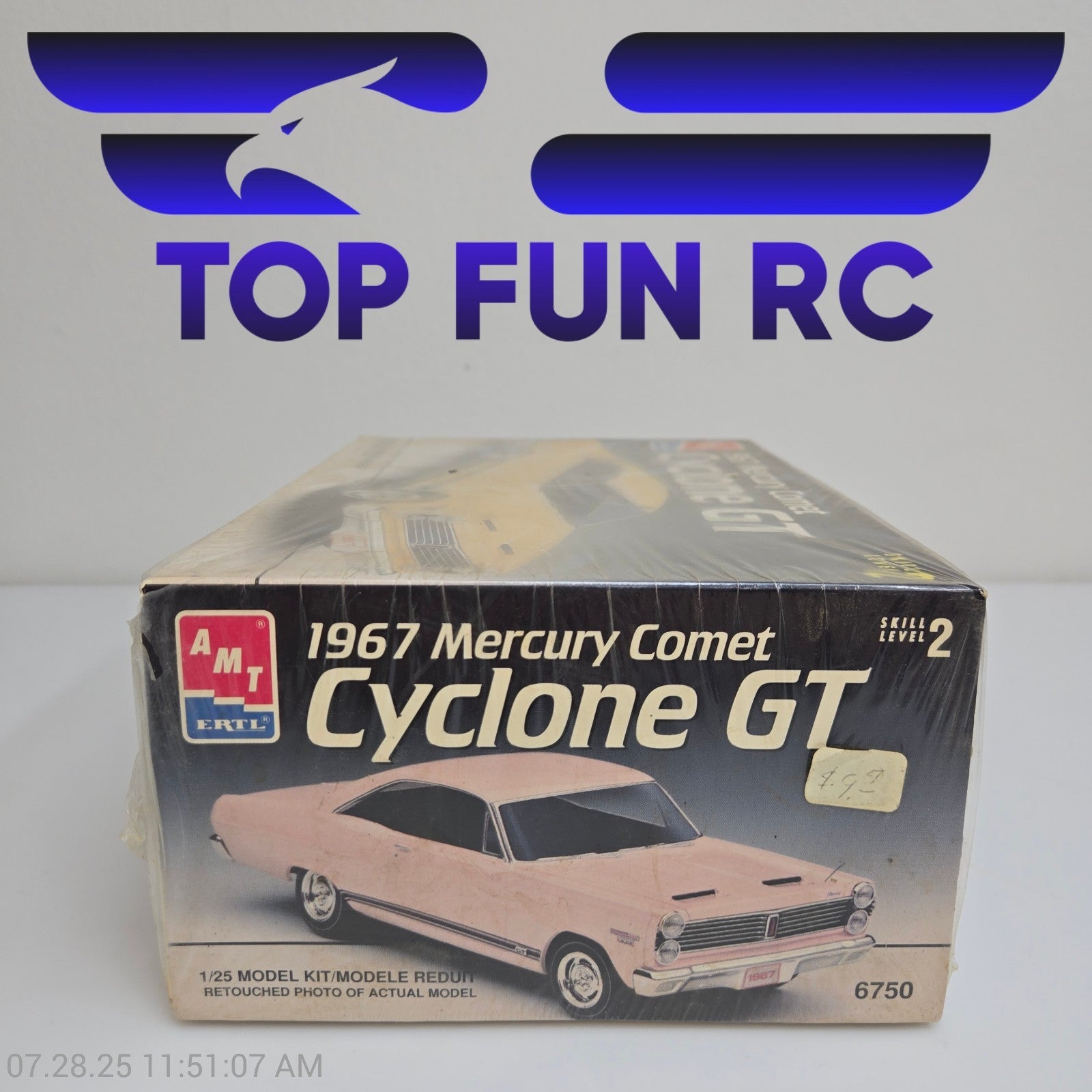 AMT ERTL 1/25 Scale Model Kit 1967 Mercury Comet Cyclone GT