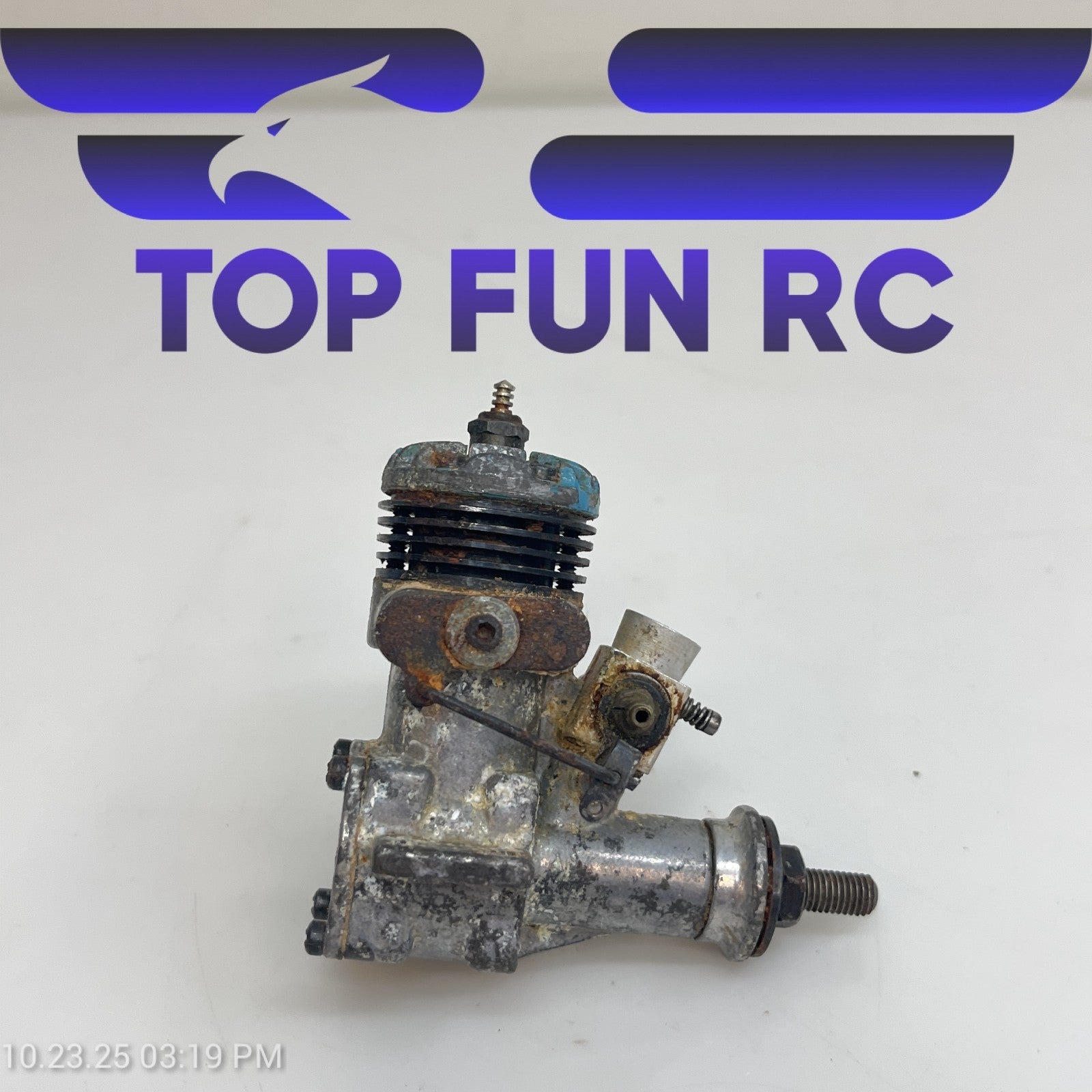 McCoy 19 Blue Head 2-Stroke Nitro Airplane Engine FOR PARTS!