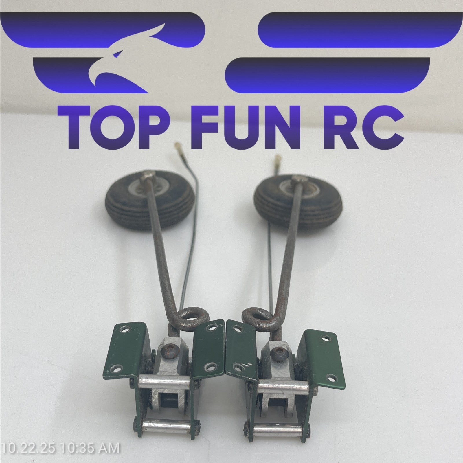 RC Mechanical Main Retracts 5/32 Struts w/ DuBro Wheels 2 1/4"