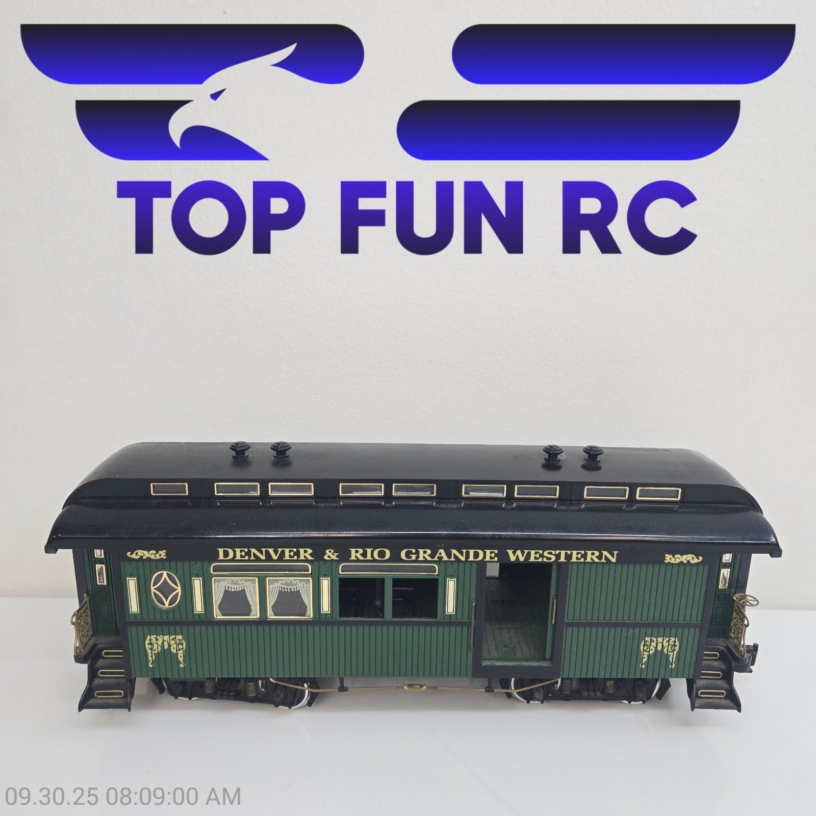 Aristocraft 31104 D&RGW Combine Green w/ Lights