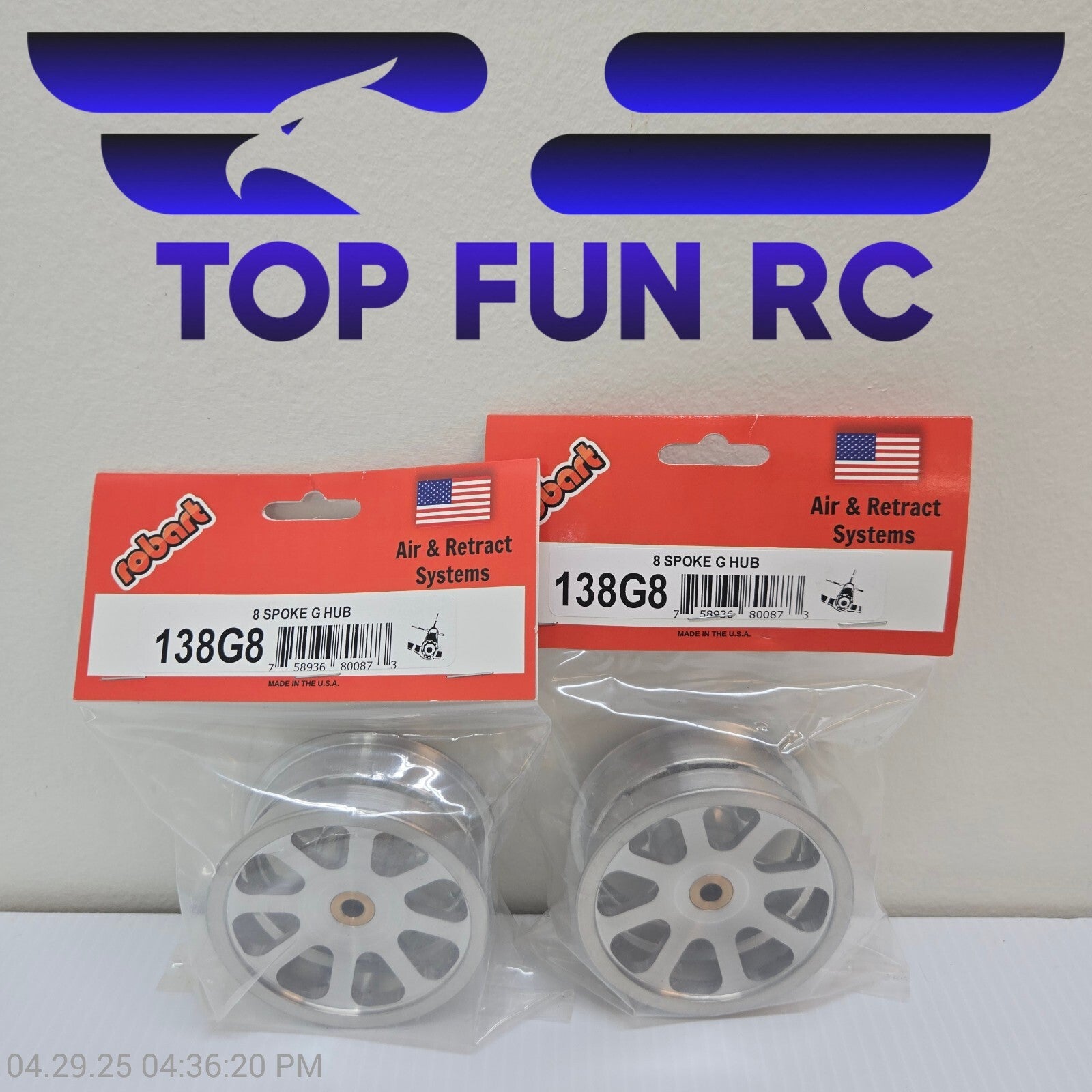 Robart RC TopRC Model P-47 Combo Kit Pneumatic Landing Gear