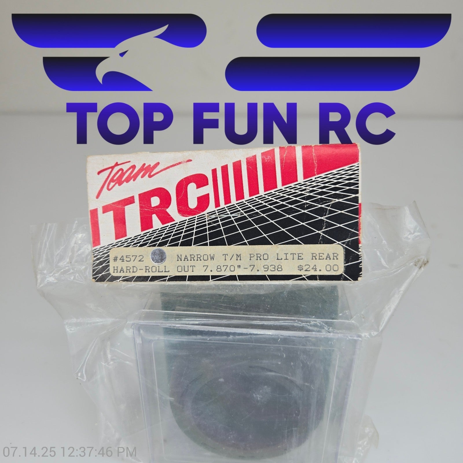 TRC 4572 Narrow Rear Hard Roll Out Tire Wheel For Pro Lite