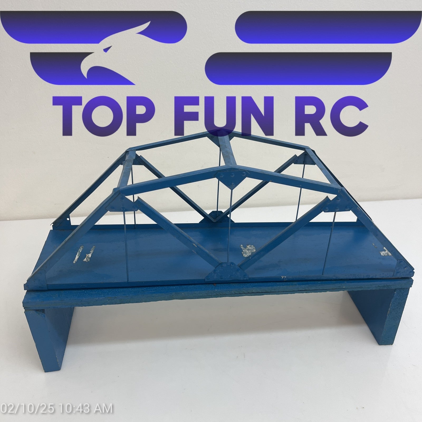 Vintage HO-Gauge Model Train Truss Bridge Assembled
