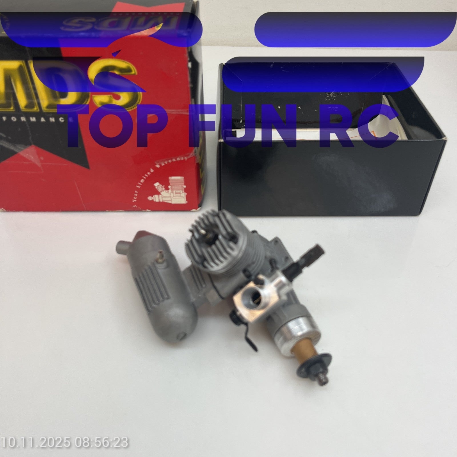 MDS 26 2-STROKE NITRO ENGINE FOR RC AIRPLANES W/ MUFFLER & ORIGINAL BOX