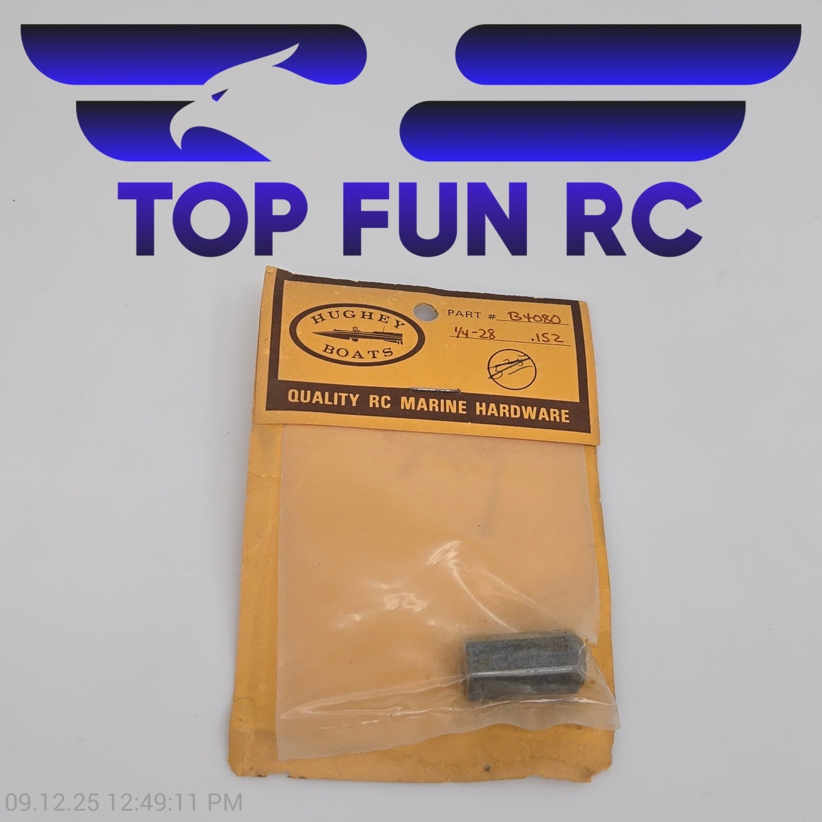 Hughey Boats B4080 1/4-28 .152 Engine Nut