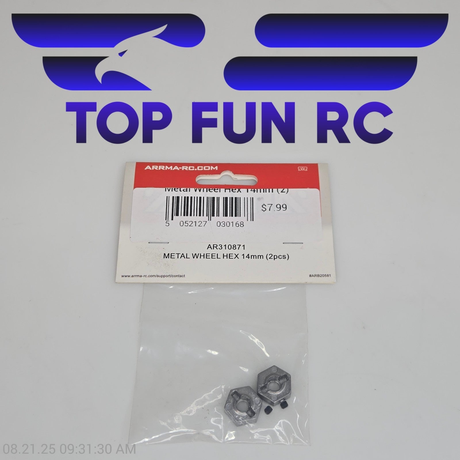 Arrma AR310871 Metal Wheel Hex 14mm (2pcs)