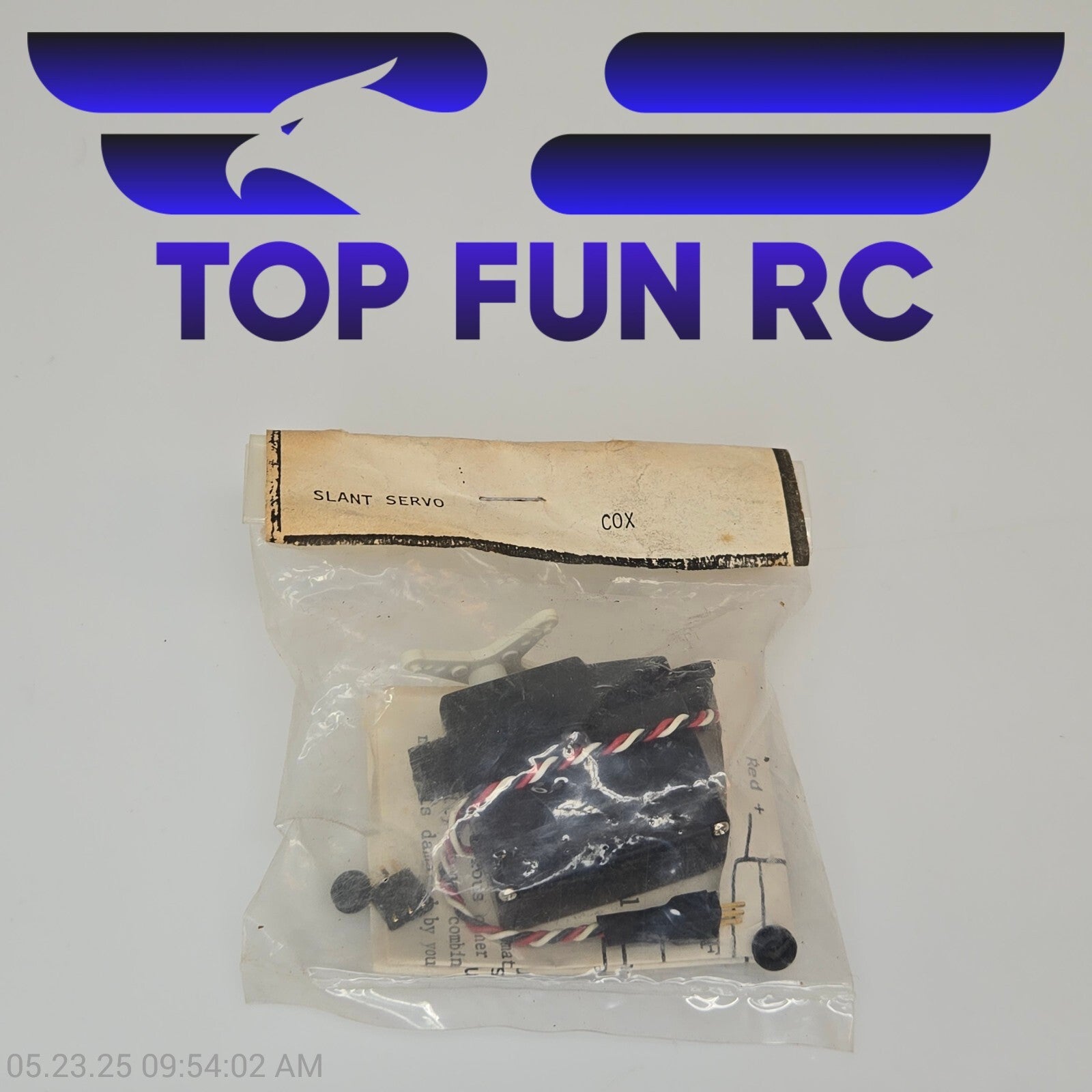 Cox RC Slant Servo Vintage! NOS