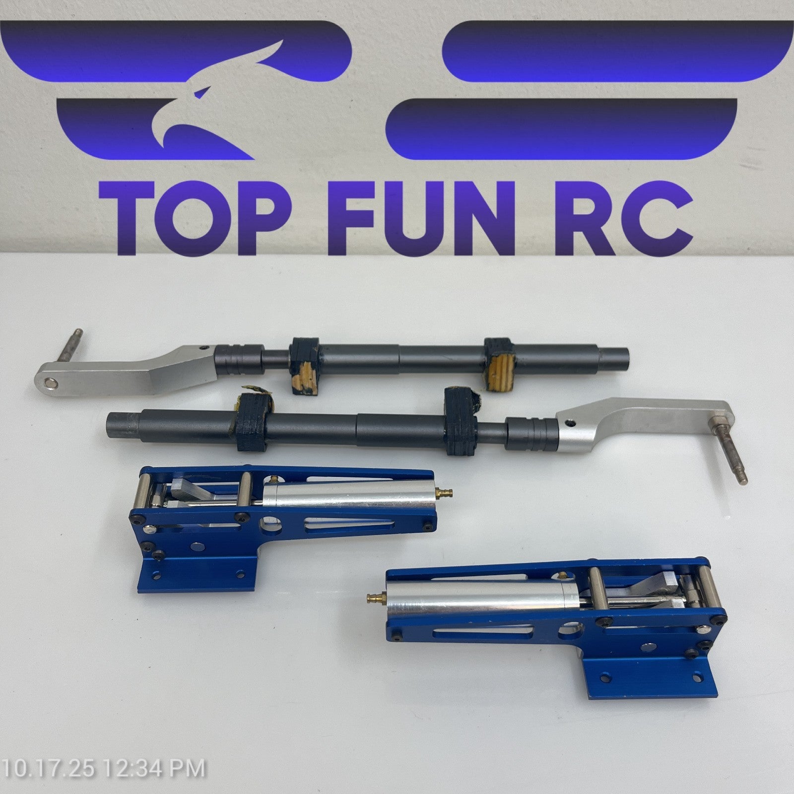 Hobbico Main Pneumatic Retracts 4 1/2" Struts For 3 1/4" Wheels