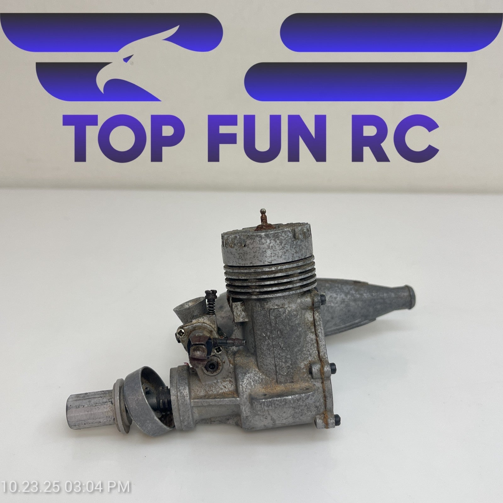 Fox 40 2-Stroke Nitro Airplane Engine w/ Muffler FOR PARTS!