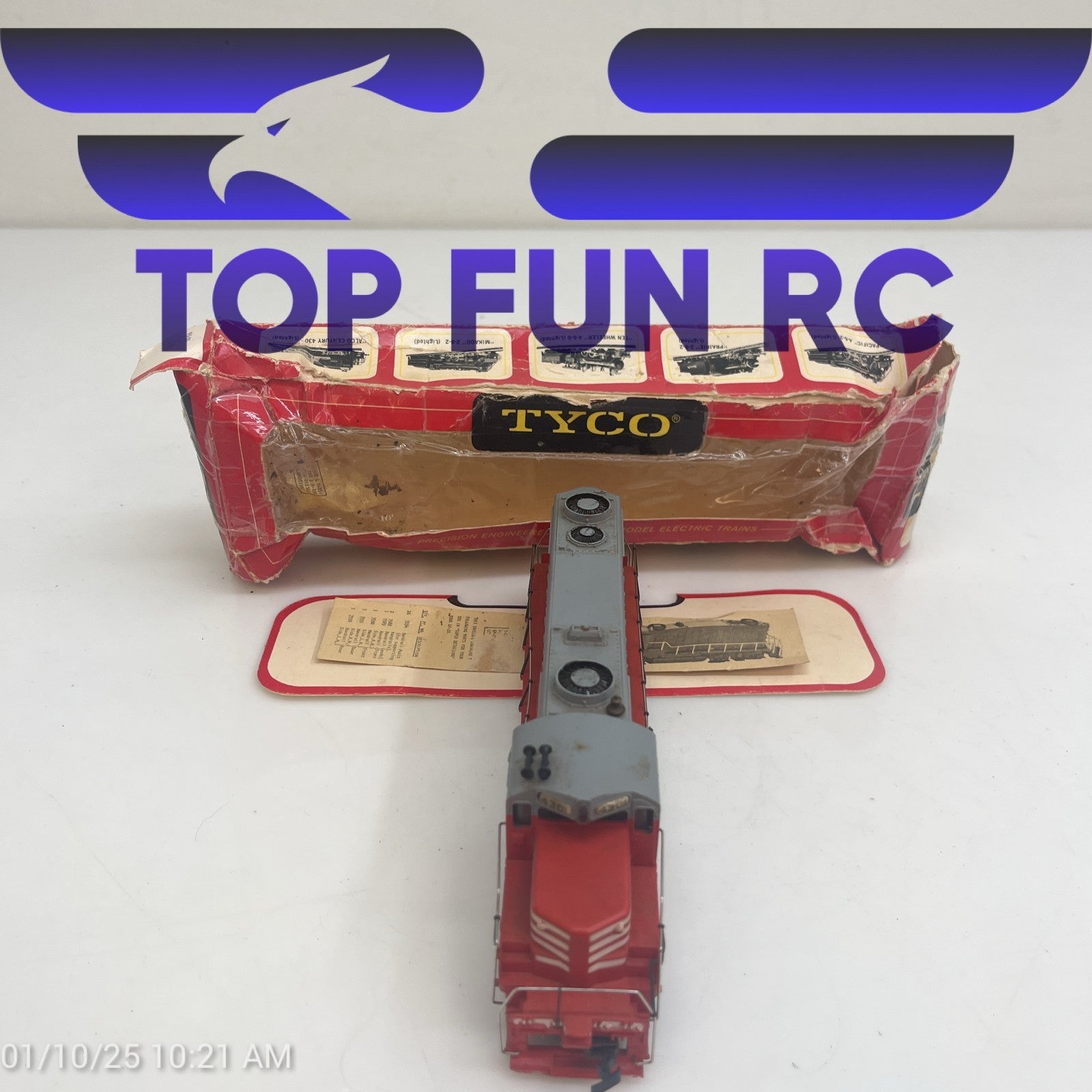 Tyco Burlington HO-Gauge 4301 Locomotive