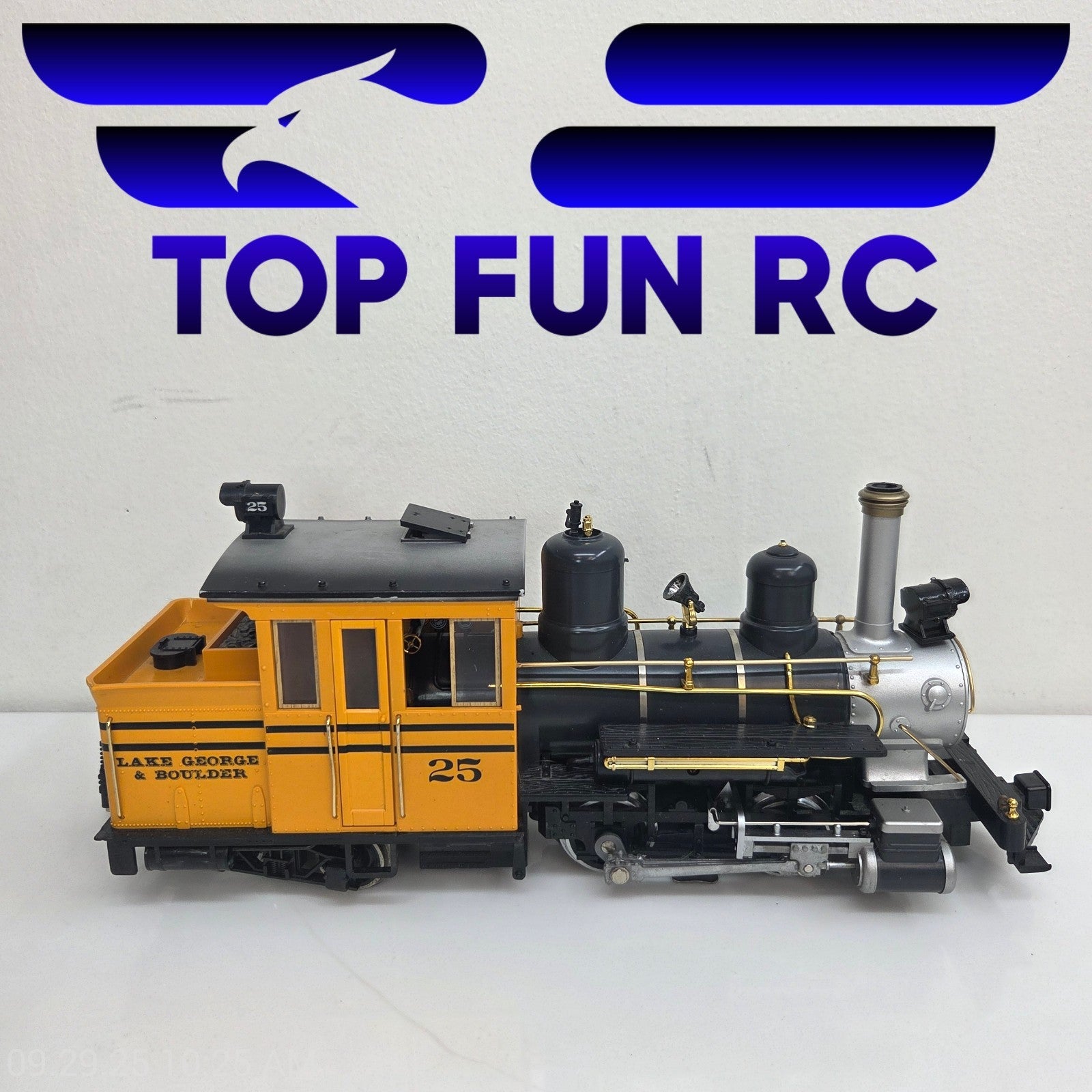 LGB 20252 Forney Steam Locomotive W/Sound can run on  battery or track power