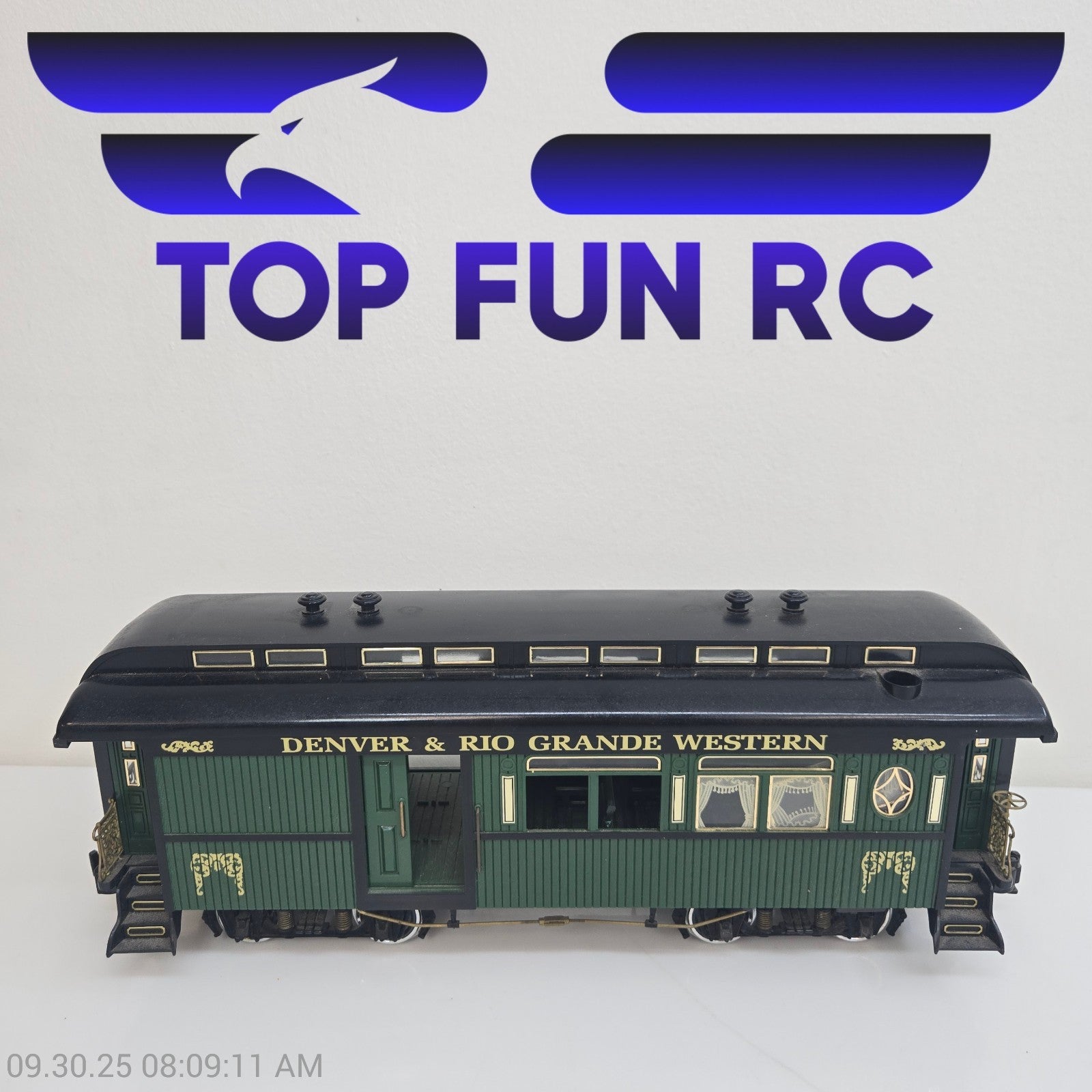 Aristocraft 31104 D&RGW Combine Green w/ Lights