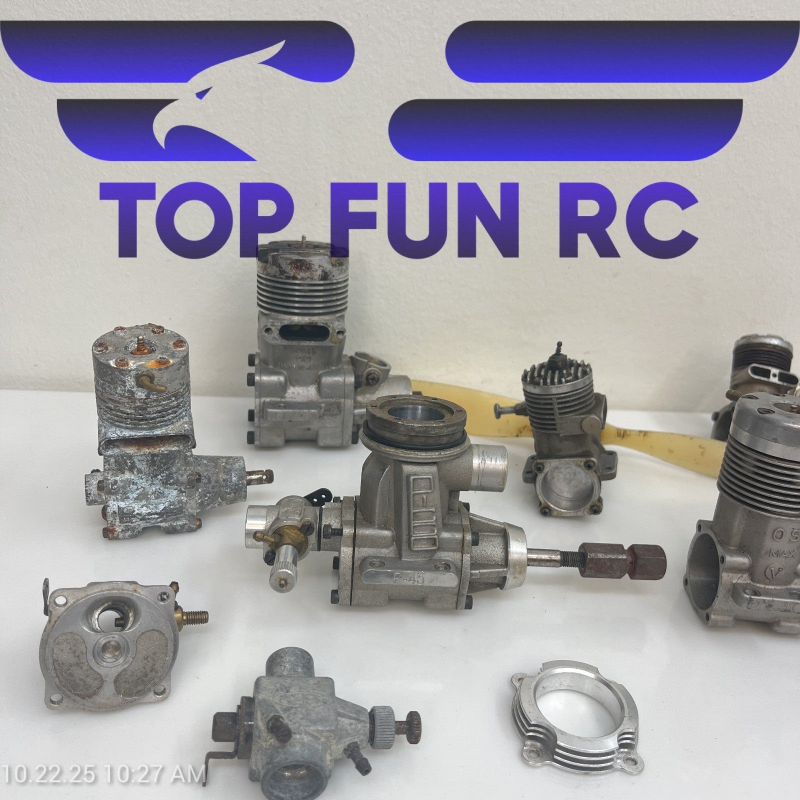 RC Nitro Engines For Parts!! OS, Enya, K&B, Pico P45