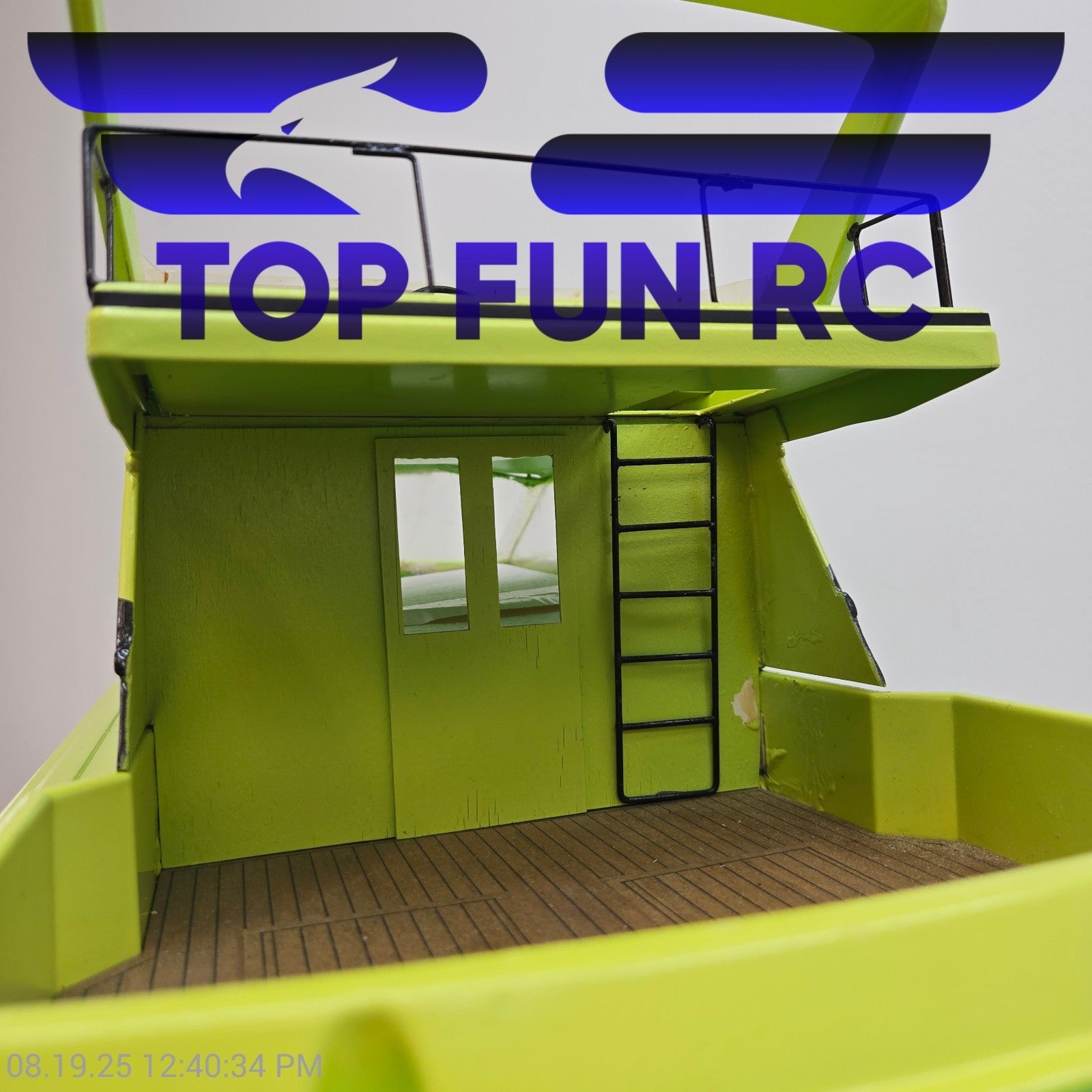 Custom RC Boat 1/30 Scale w/ Electronics & Motors