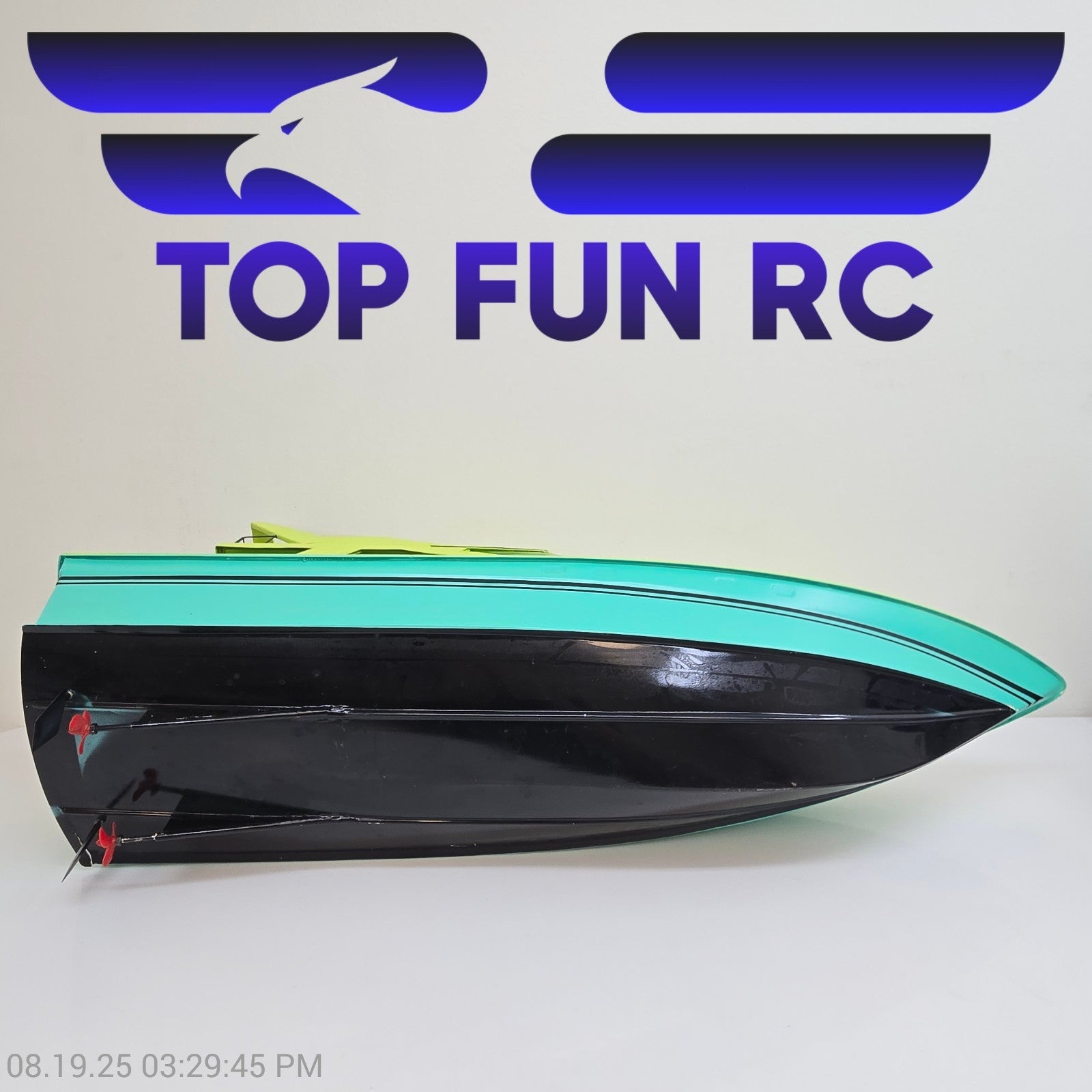 Custom RC Boat 1/30 Scale w/ Electronics & Motors