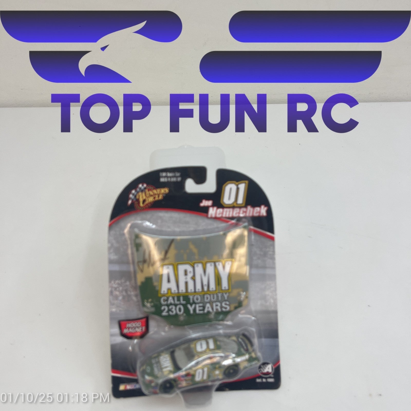 Winners Circle Joe Nemechek Army Call To Duty 230 Years #01 Diecast
