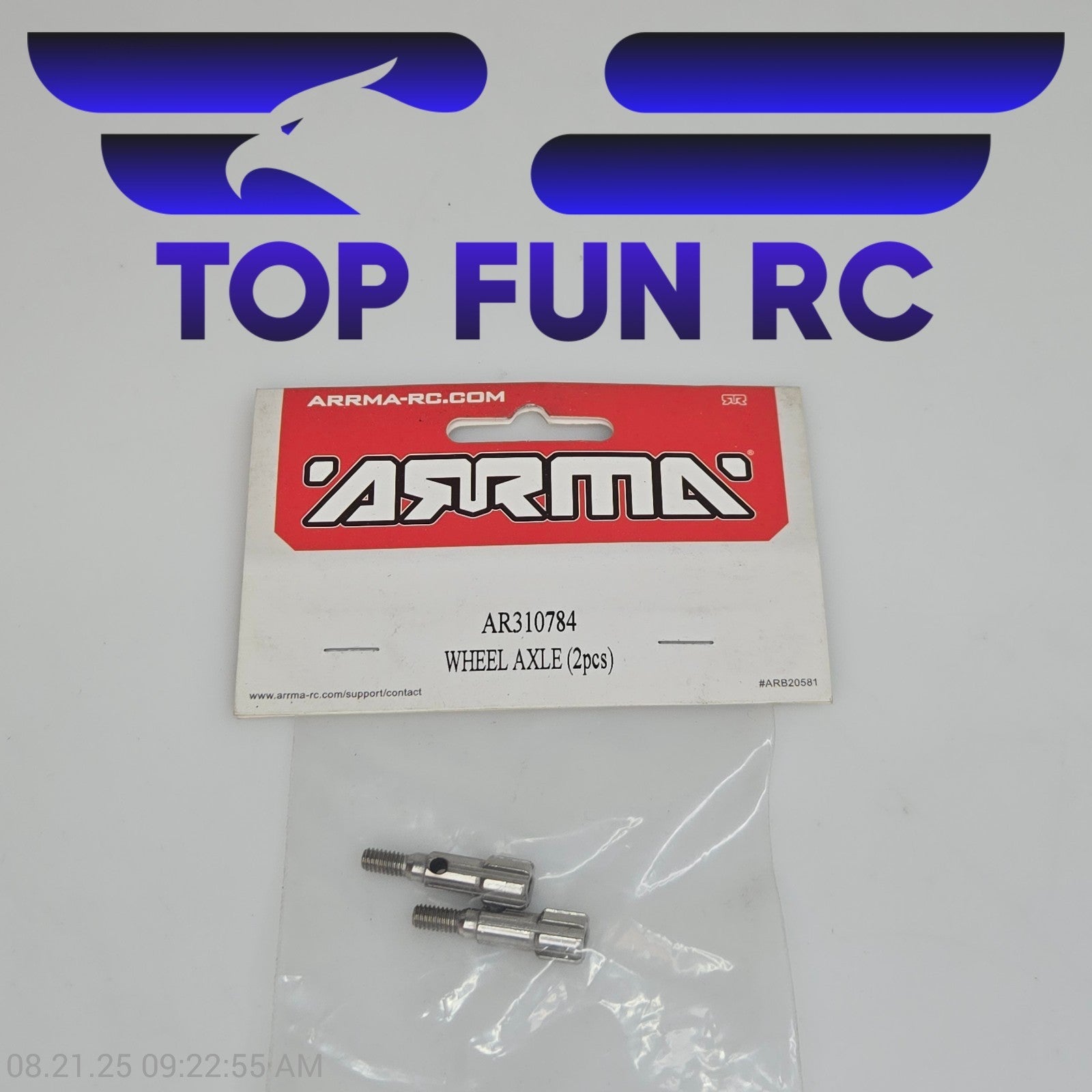 Arrma AR310784 Wheel Axle (2pcs)