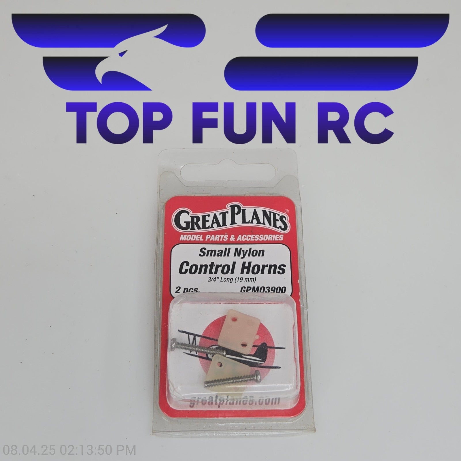 Great Planes GPM03900 Small Nylon Control Horns 3/4" Long (19mm)