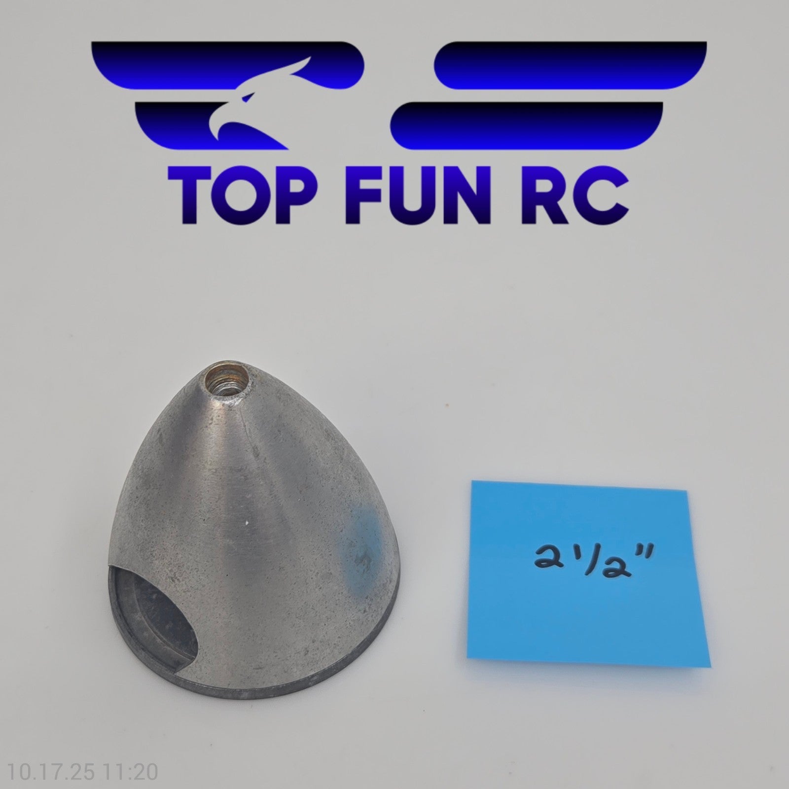 RC Spinner Aluminum 2-Blade 2.5 Inch For Model Airplanes