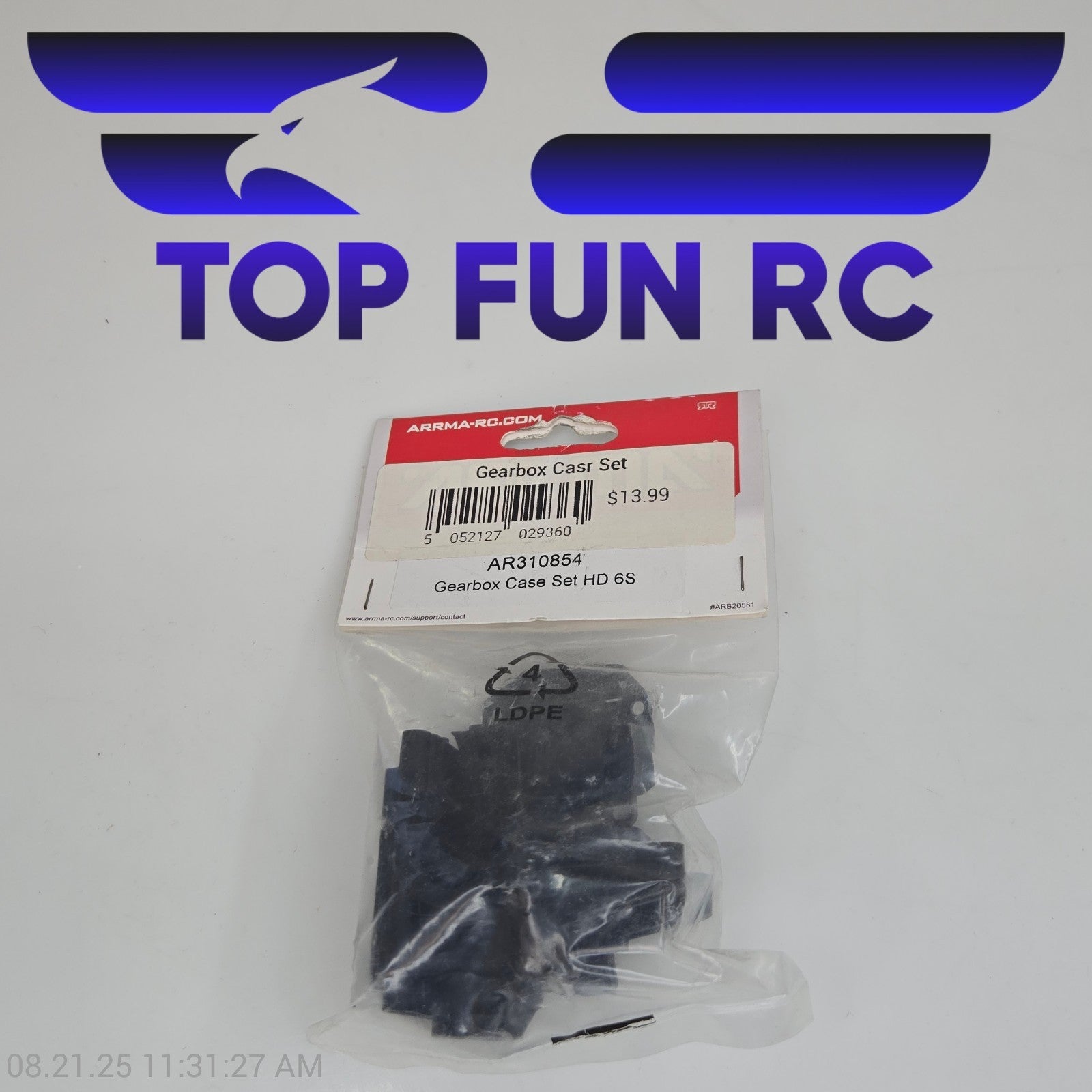 Arrma AR310854 Gearbox Case Set HD For 6s