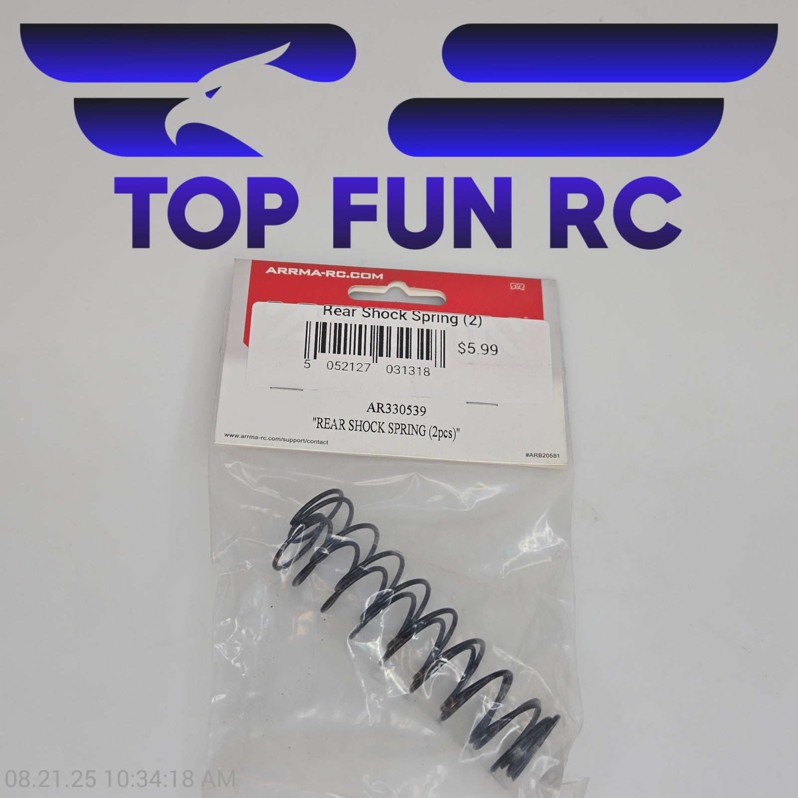 Arrma AR330539 Rear Shock Spring (2pcs)