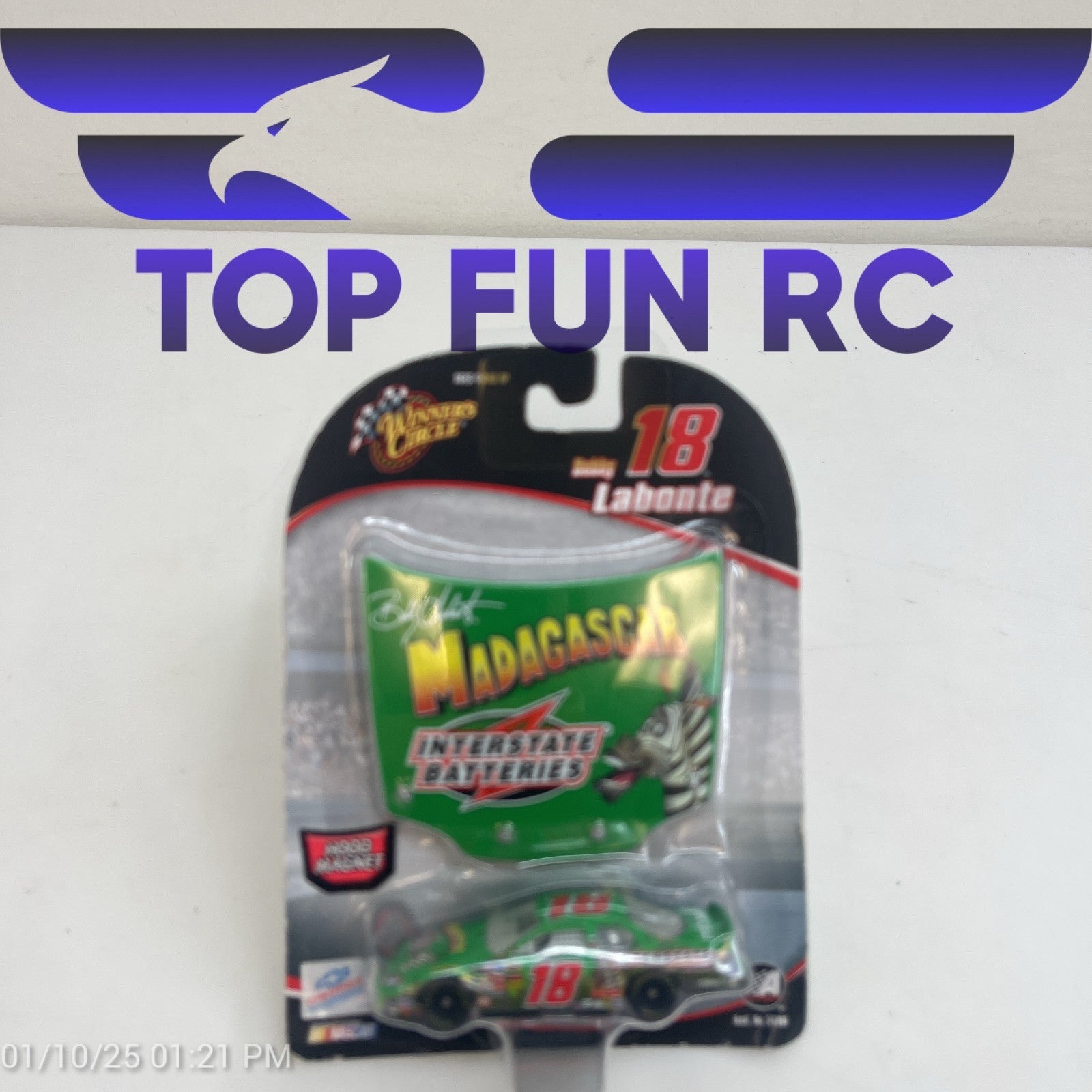Winners Circle Bobby Labonte Madagascar Interstate Batteries #18 Diecast