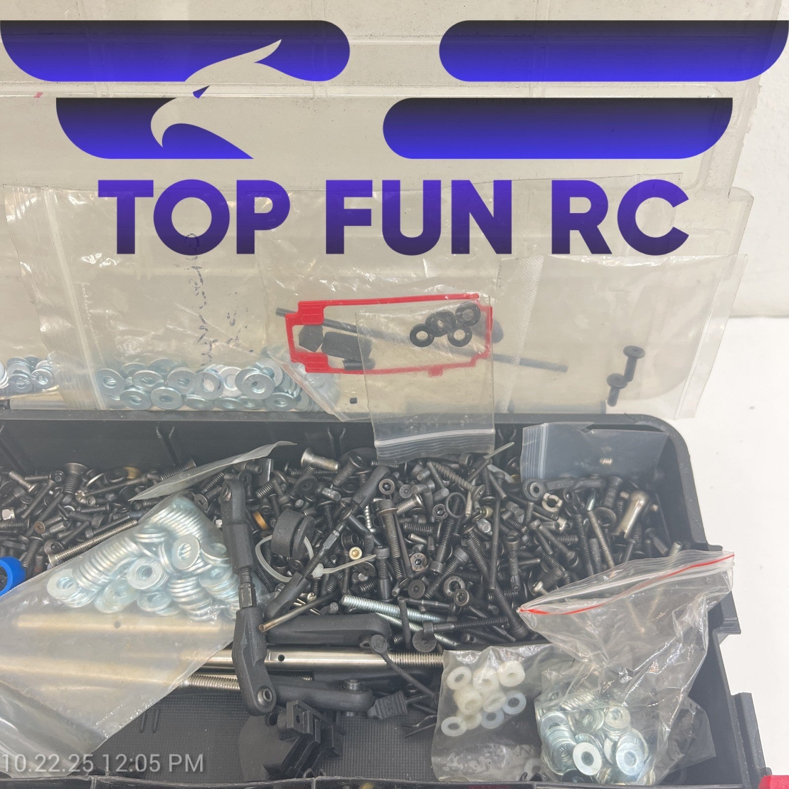 RC Assorted Parts Mounting Pins, Spacers, Hinge Pins & Various Screws Misc.