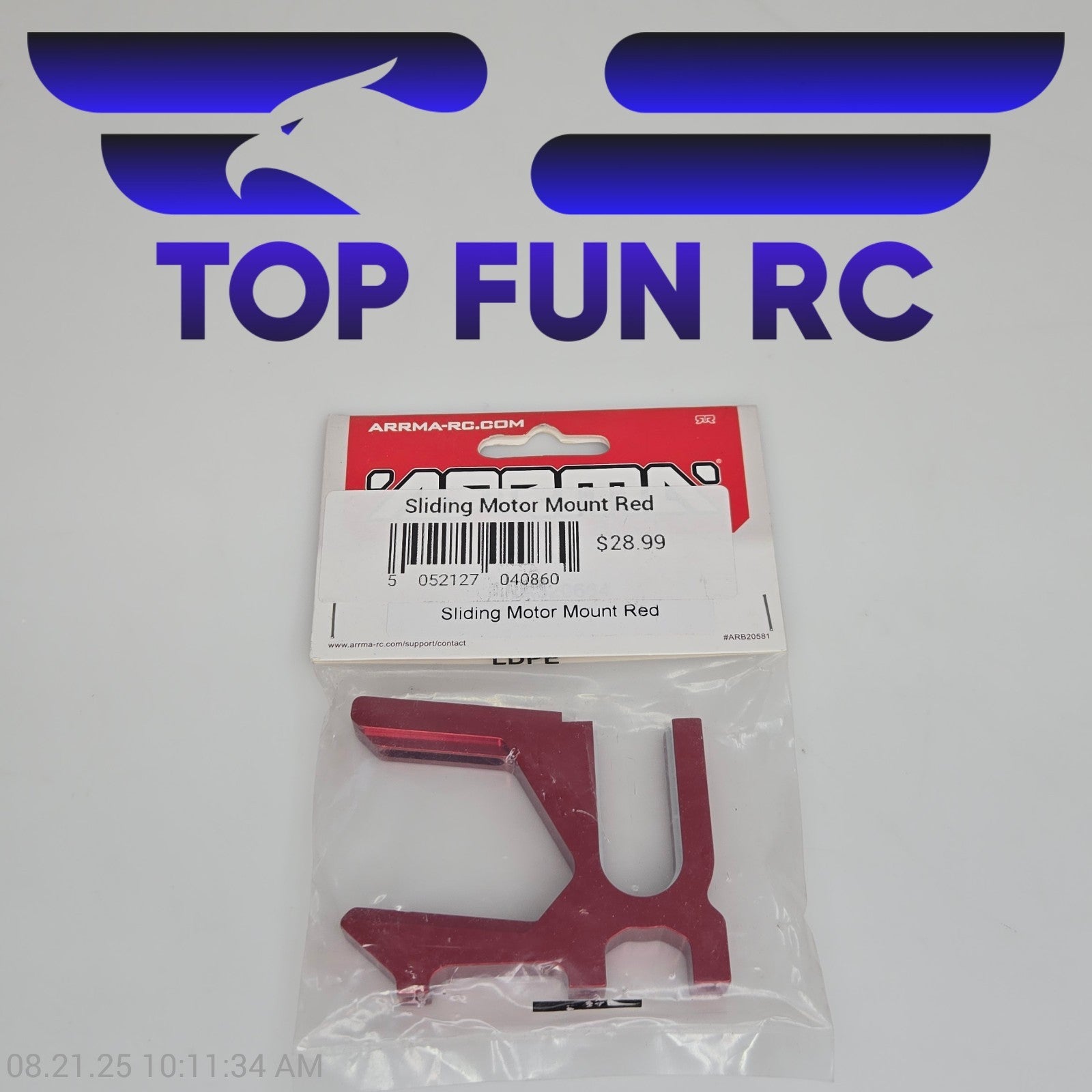 Arrma ARA320468 Sliding Motor Mount Red
