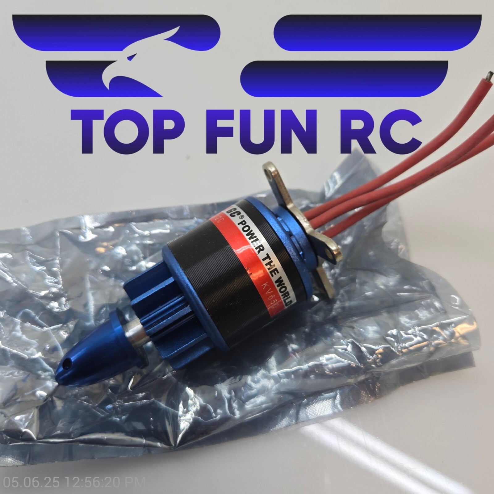 EM GC Power A3702-650KV Brushless Motor w/ X-Mount, Airplane Motor