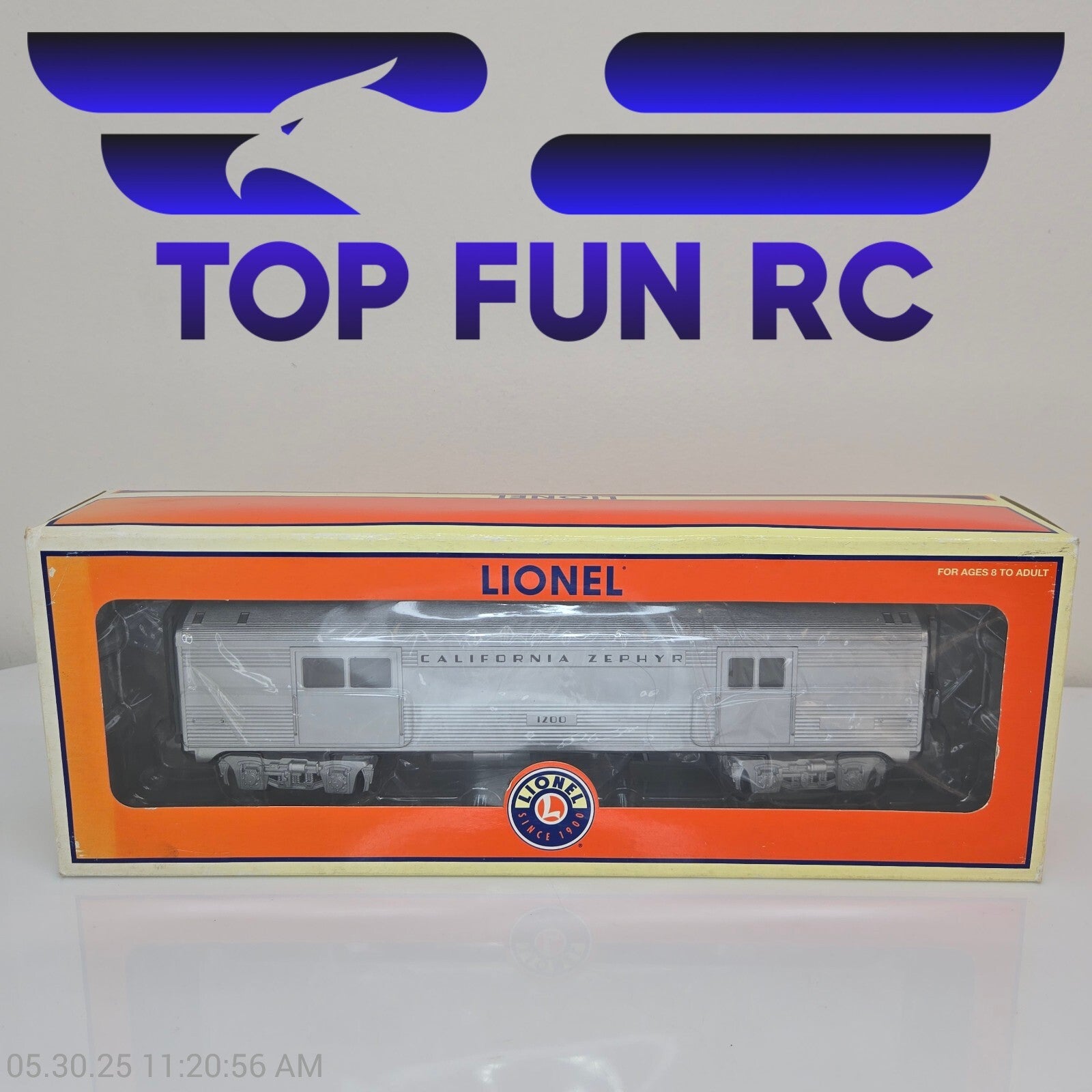 Lionel Trains 6-25178 California Zephyr Trainsounds Baggage Car "Sound System"